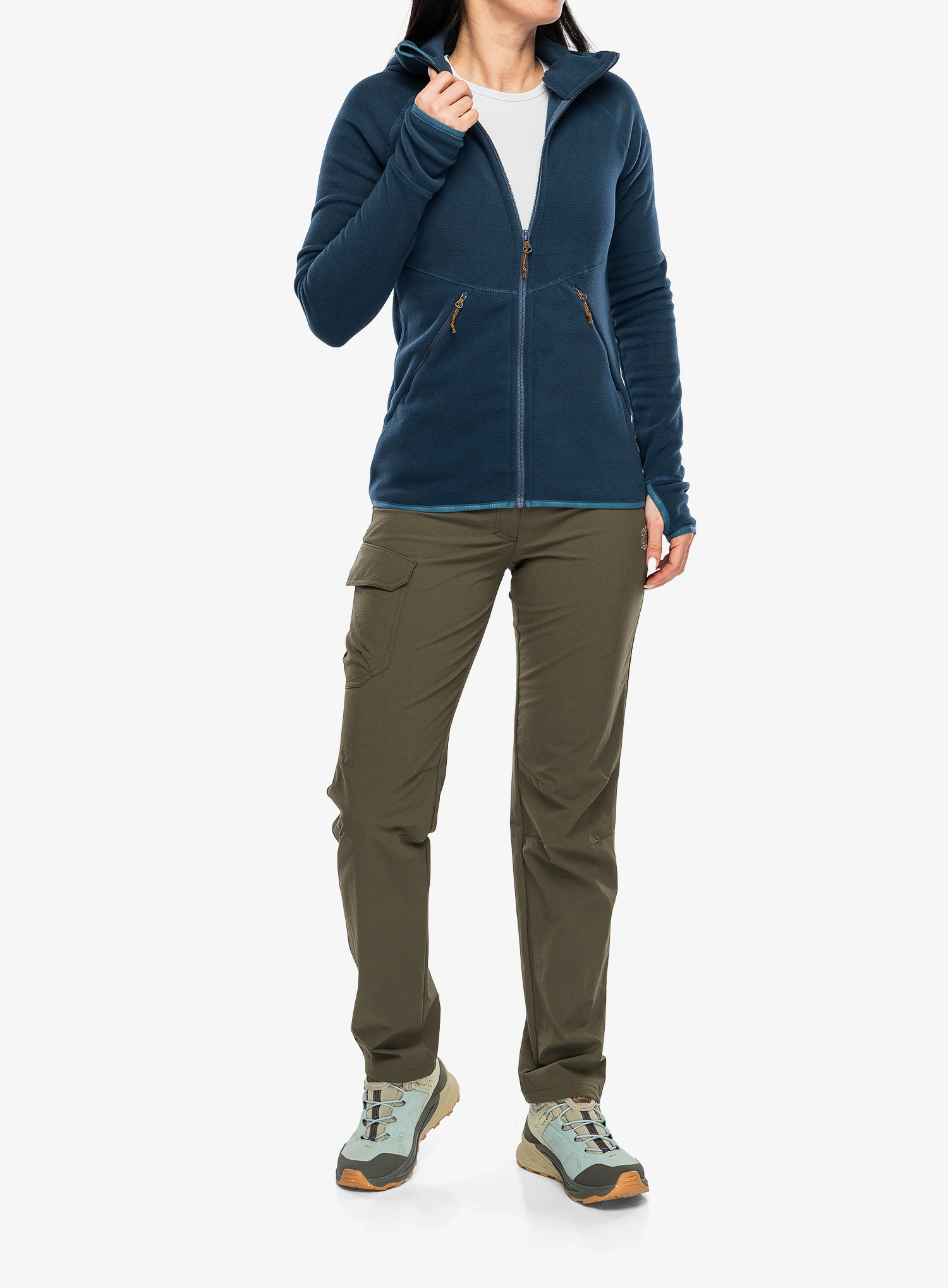 Dámska mikina s kapucňou Turbat Annapurna Fleece - midnight navy