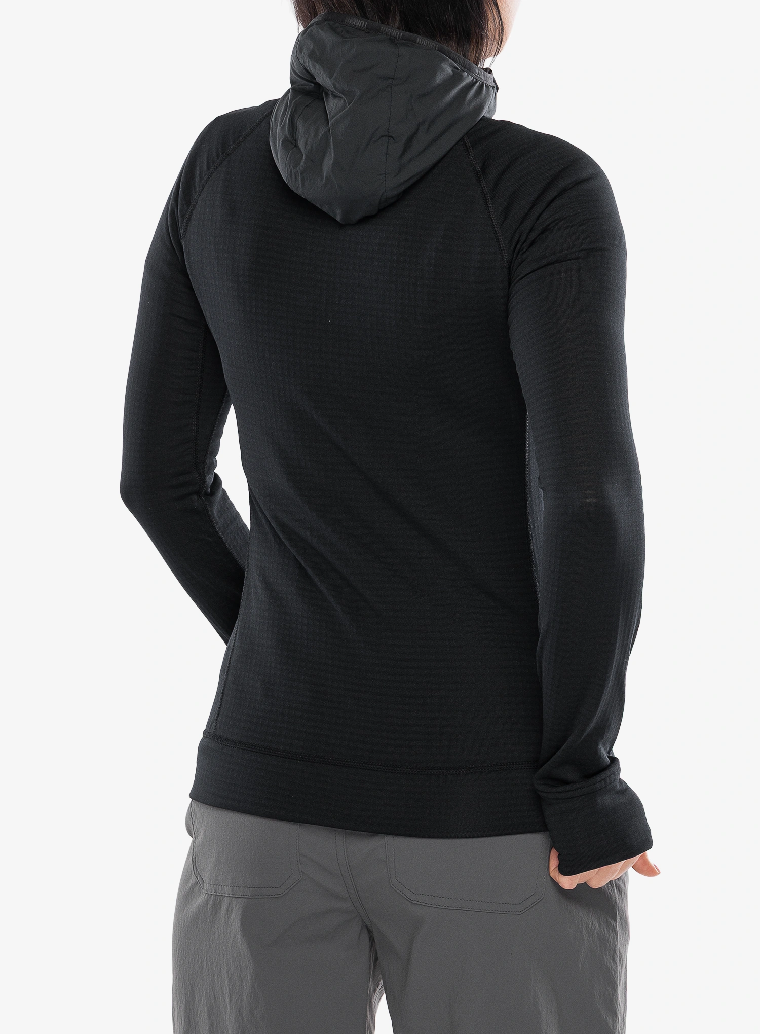Dámska mikina s kapucňou Turbat Ilma Hood - jet black/black