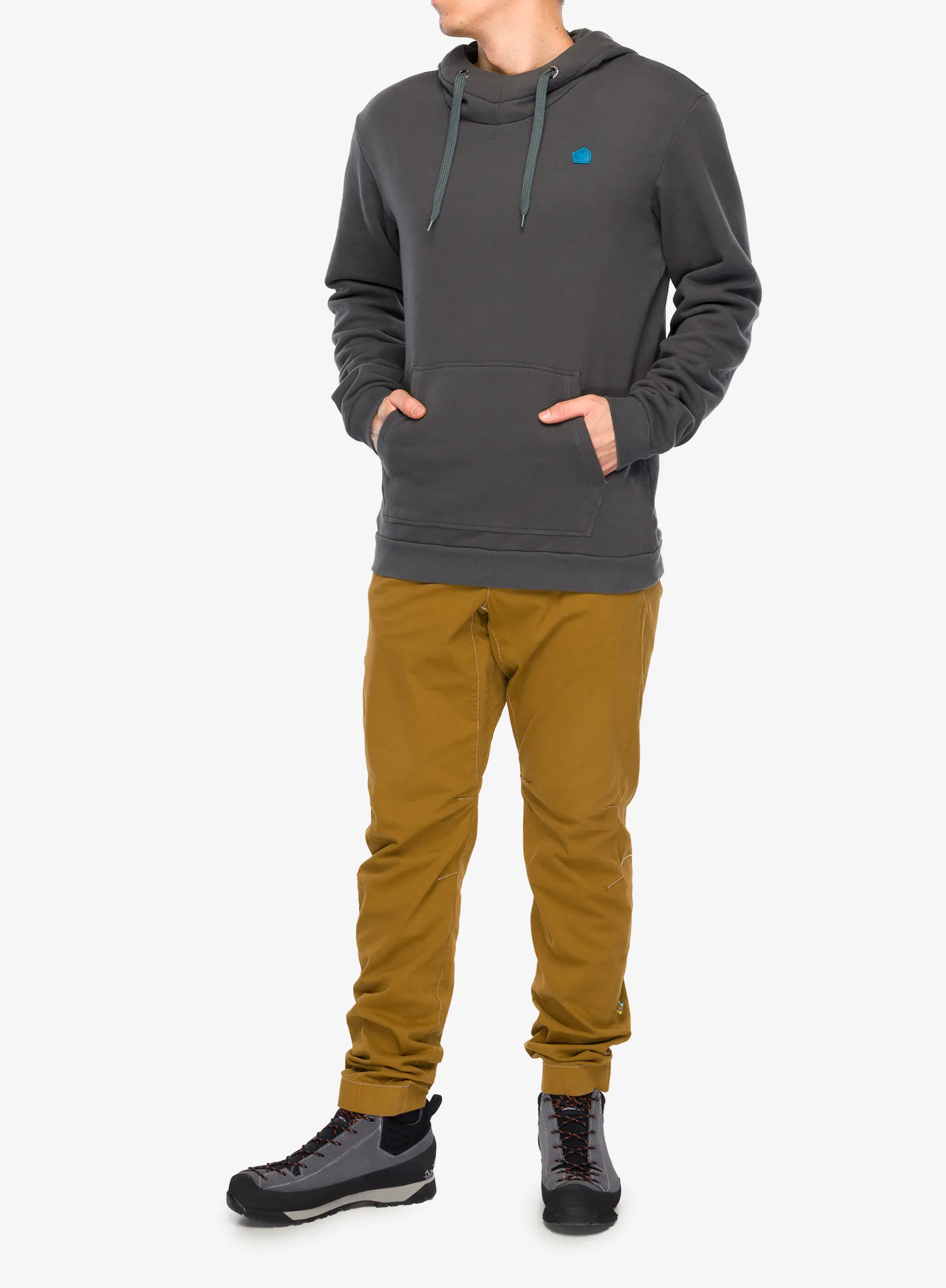 Mikina s kapucňou E9 Cera - ash