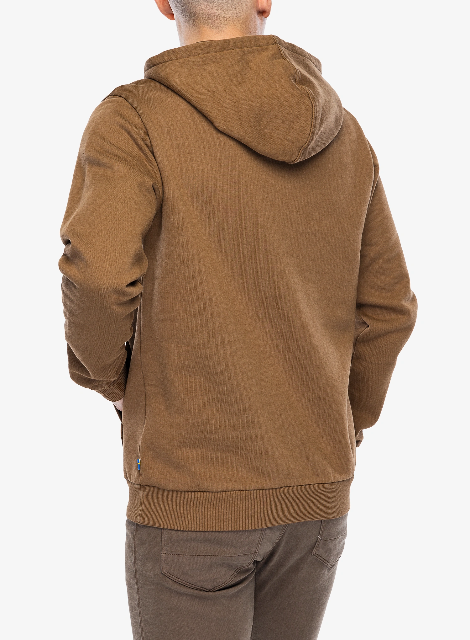 Mikina s kapucňou Fjallraven Logo Hoodie - wood brown