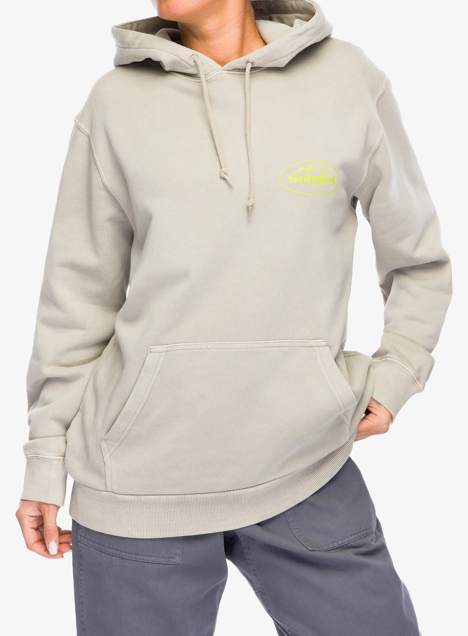 Mikina s kapucňou Gramicci Mountaineering Hooded Sweatshirt - pigment oat