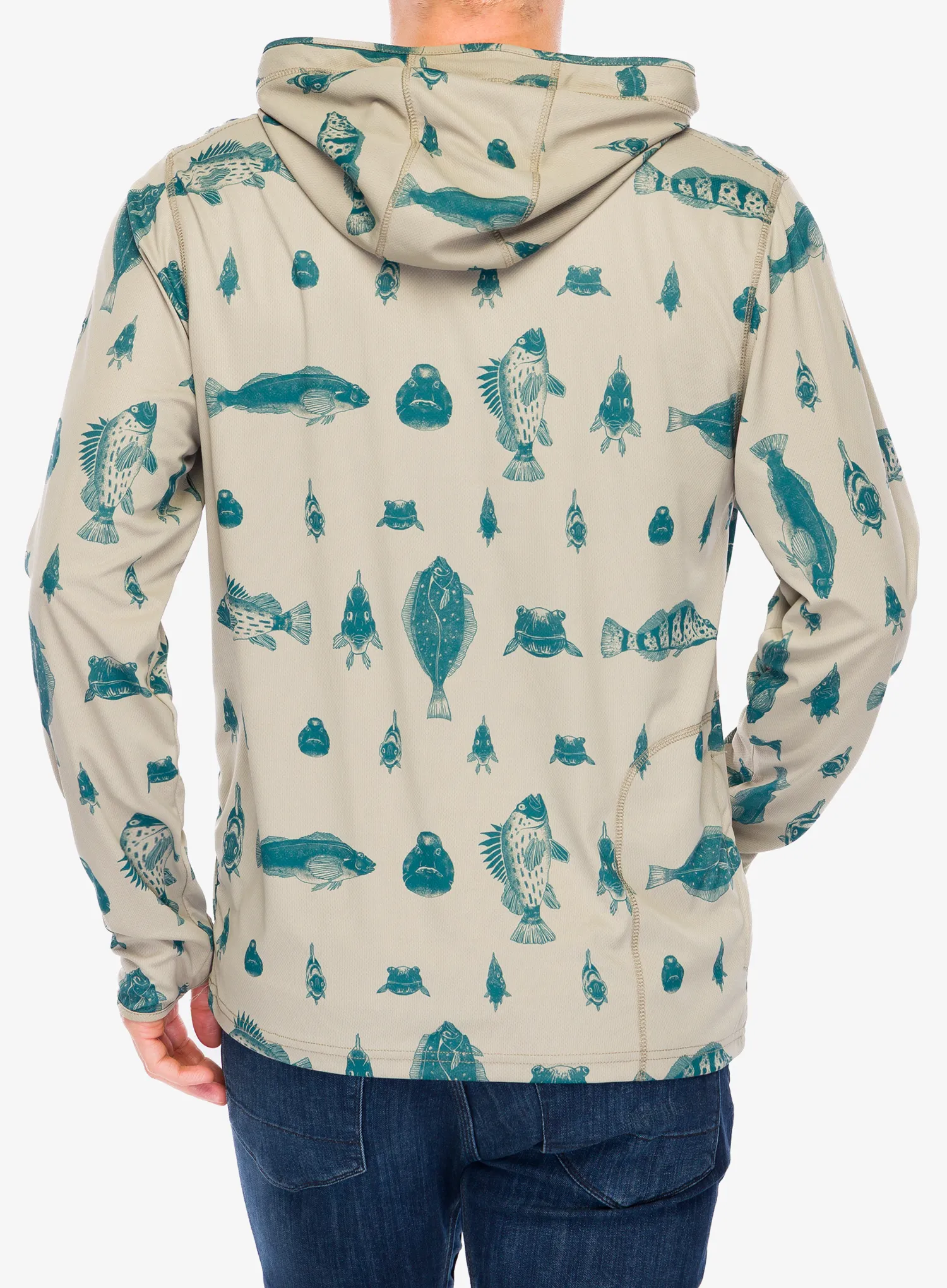 Mikina s kapucňou Kavu Sol Hoodie - fish the line
