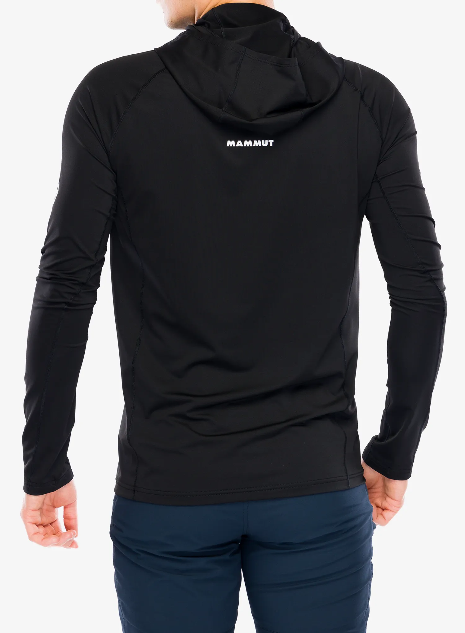 Mikina s kapucňou Mammut Selun FL Sun Hoody - black