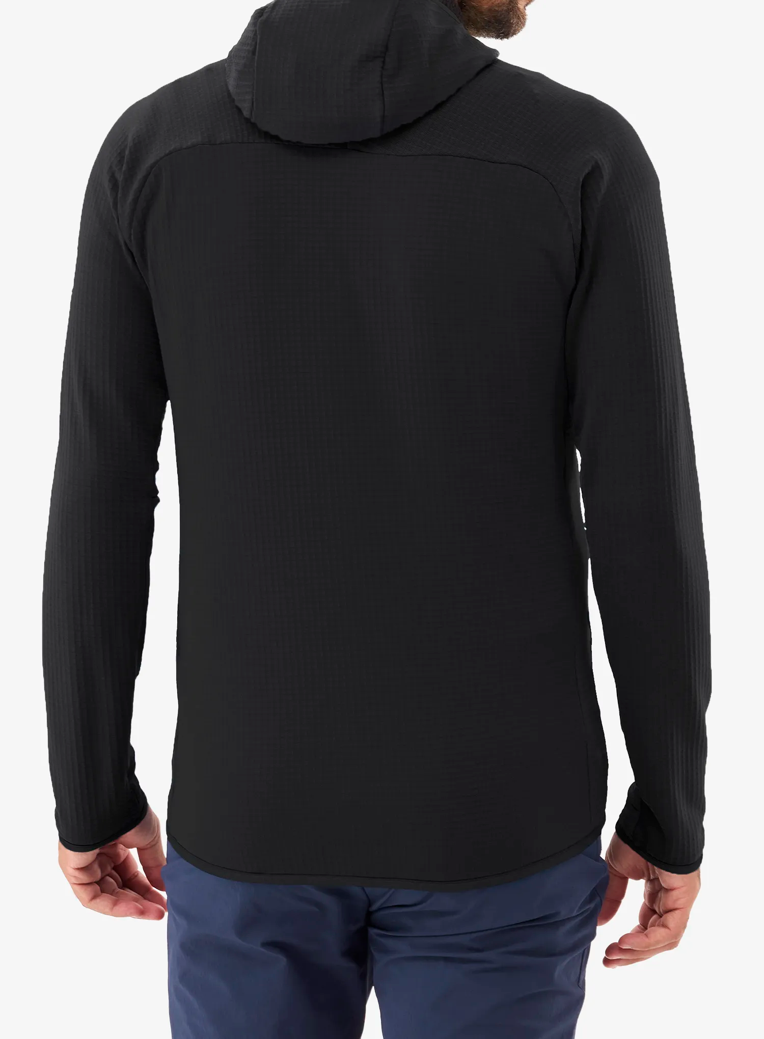 Mikina s kapucňou Millet Fusion Grid Hoodie - black/noir
