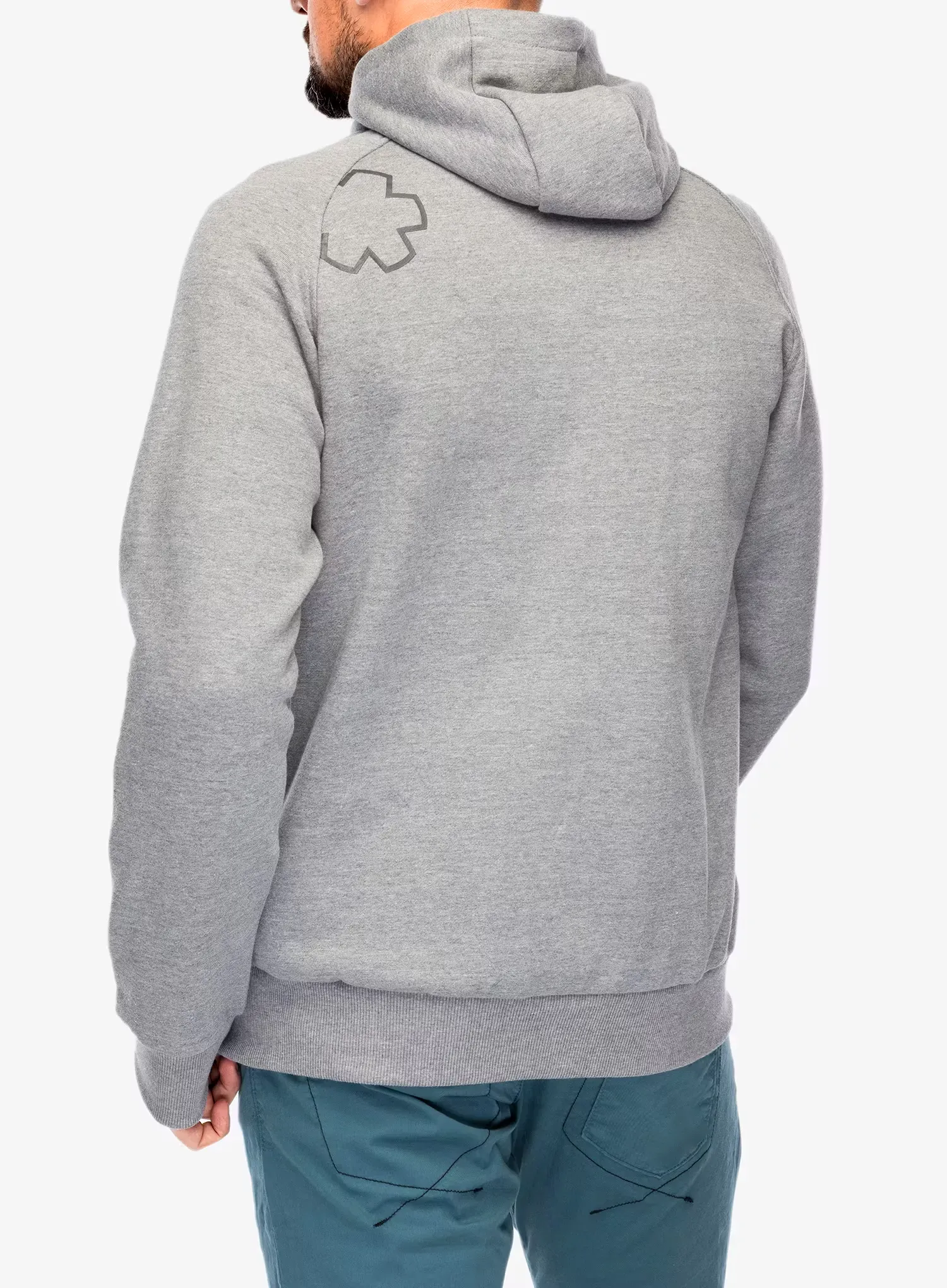 Mikina s kapucňou Ocun Hoodie Zipper - grey paloma/excalibur