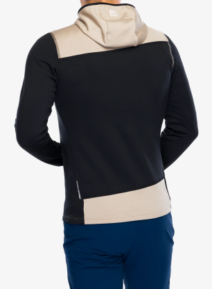 Mikina s kapucňou Ortovox Fleece Light Hoody - black raven/black raven
