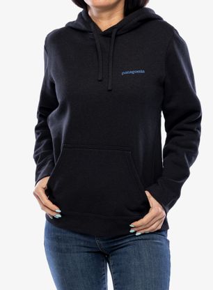 Mikina s kapucňou Patagonia Boardshort Logo Uprisal Hoody - ink black
