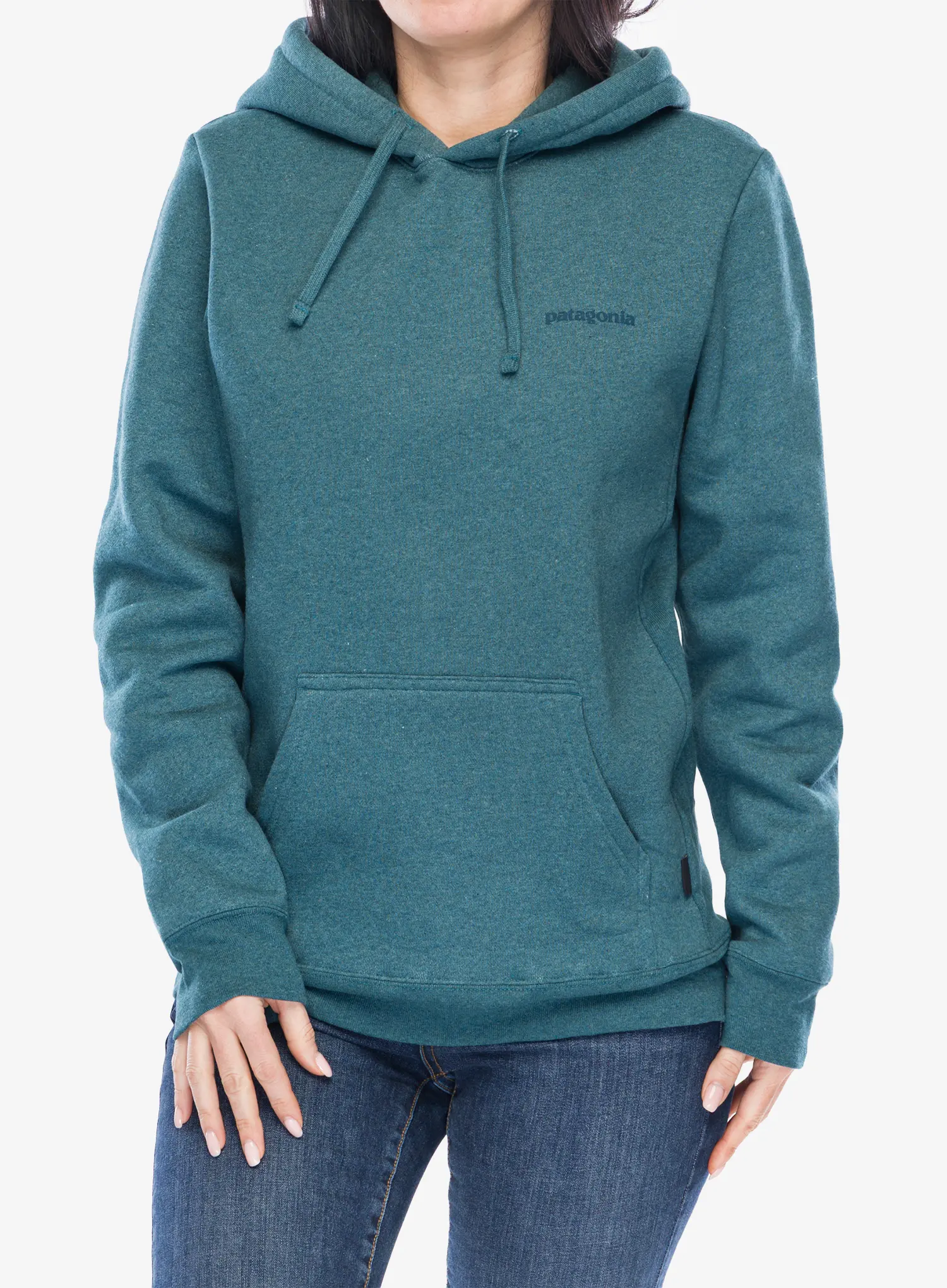 Mikina s kapucňou Patagonia Boardshort Logo Uprisal Hoody - wetland blue
