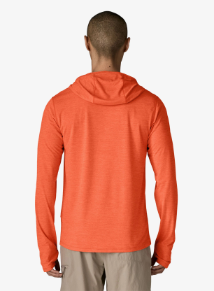 Mikina s kapucňou Patagonia Cap Cool Sun Hoody - coal org/light coal org x-dye