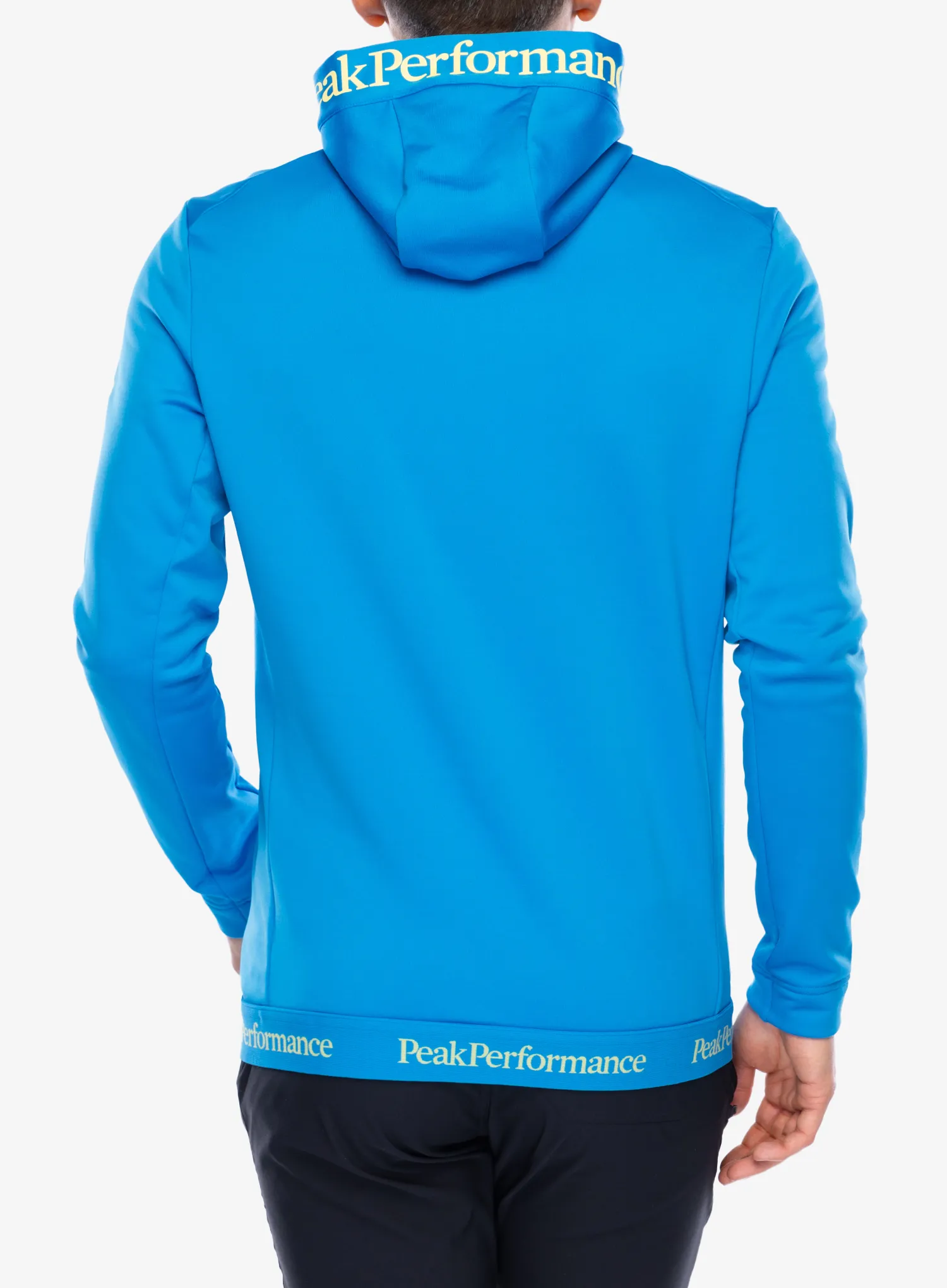 Mikina s kapucňou Peak Perfomance Rider Tech Zip Hood - brilliant blue