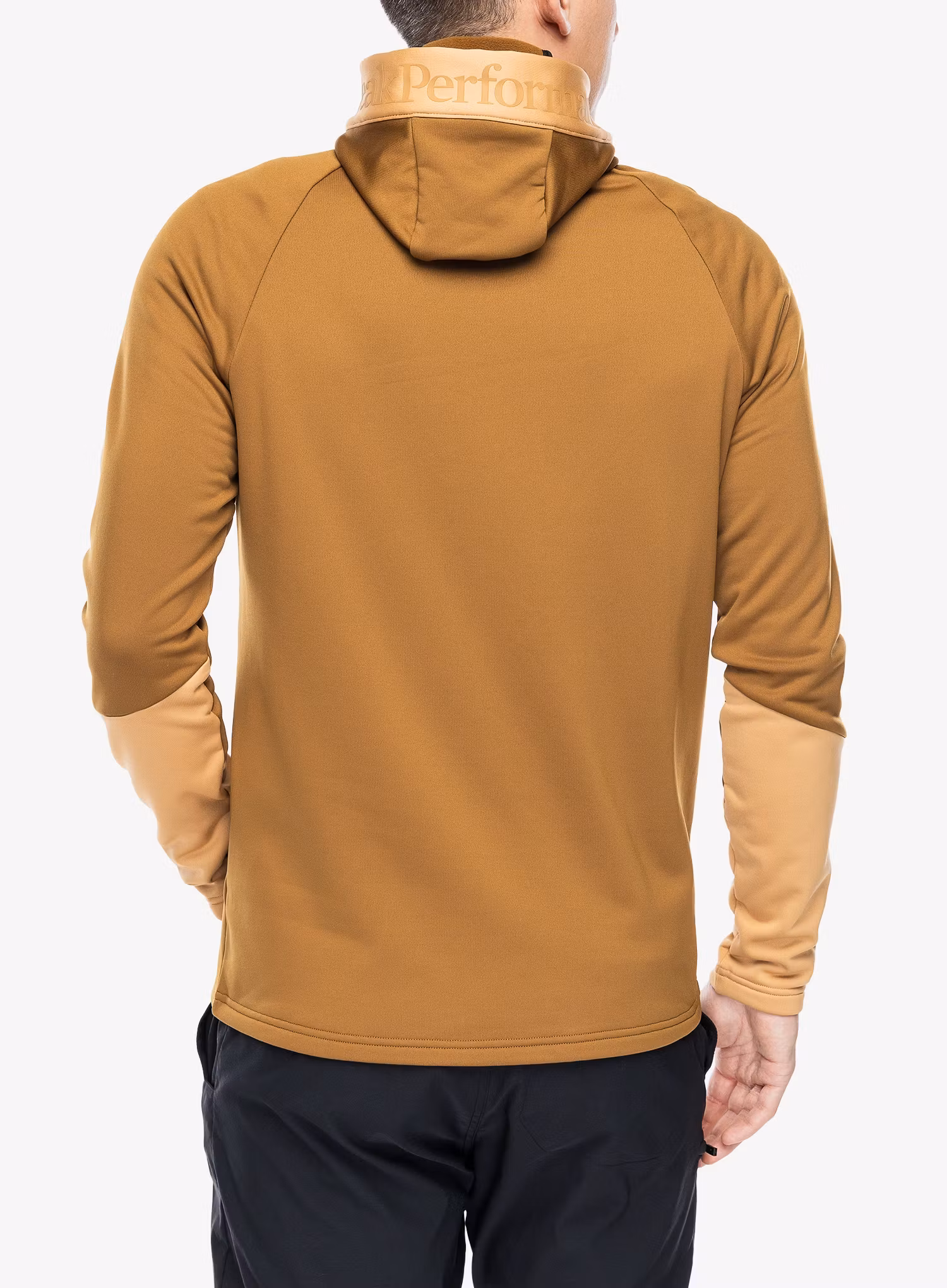 Mikina s kapucňou Peak Performance Rider Essentials Zip Hood - earthy summit/sierra sand