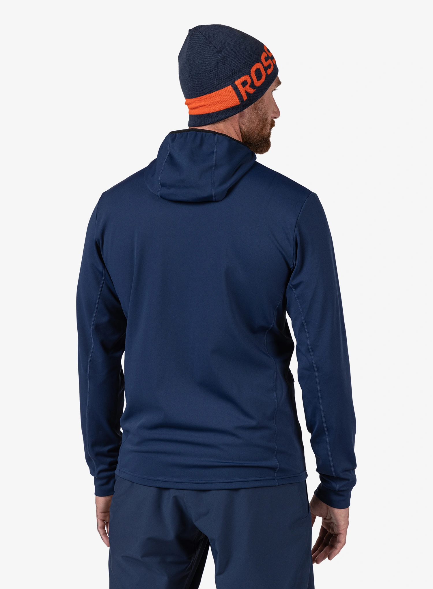 Mikina s kapucňou Rossignol Mid Layer Full-Zip Hoodie - dark navy