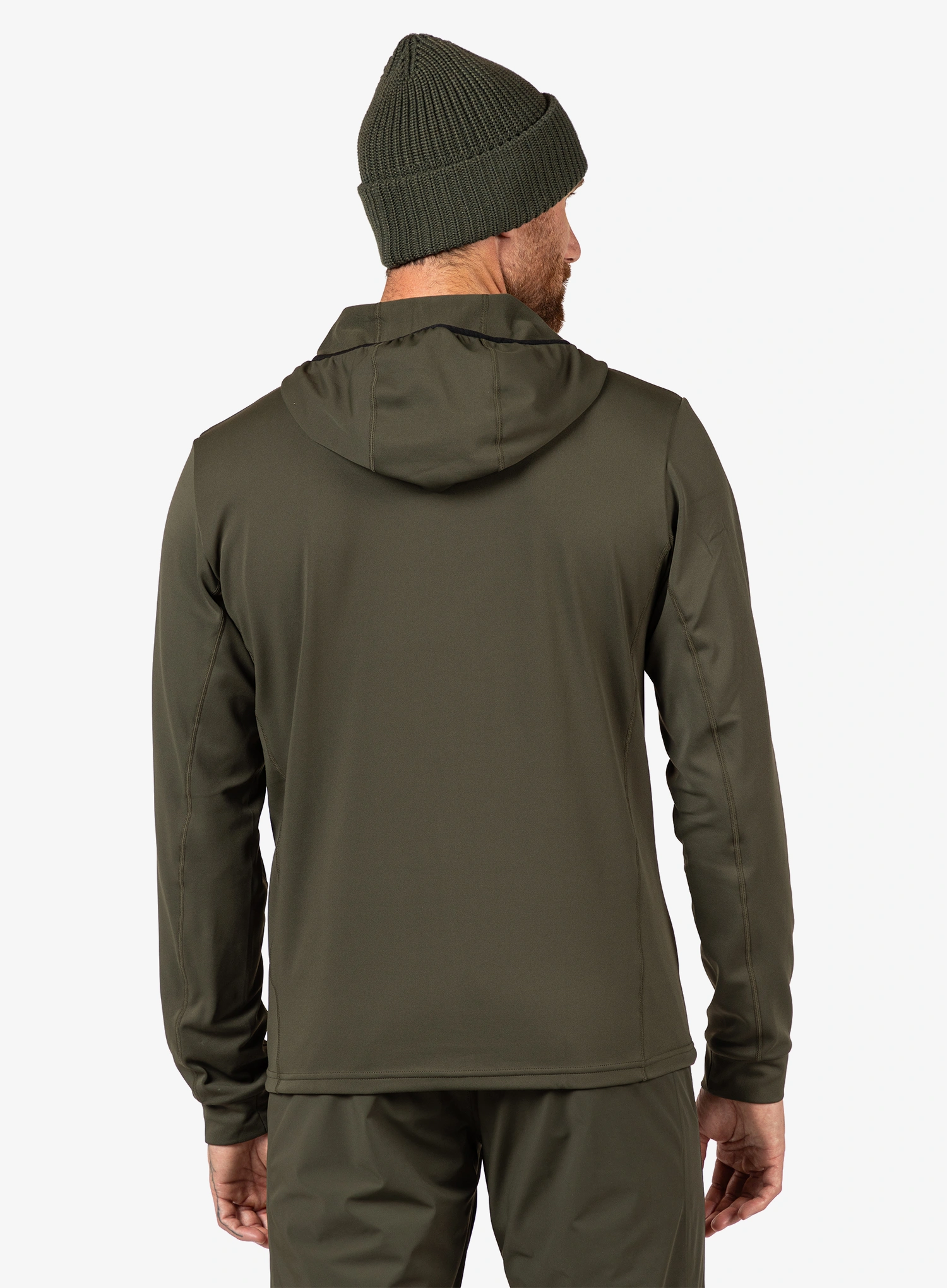 Mikina s kapucňou Rossignol Mid Layer Full-Zip Hoodie - olive shadow