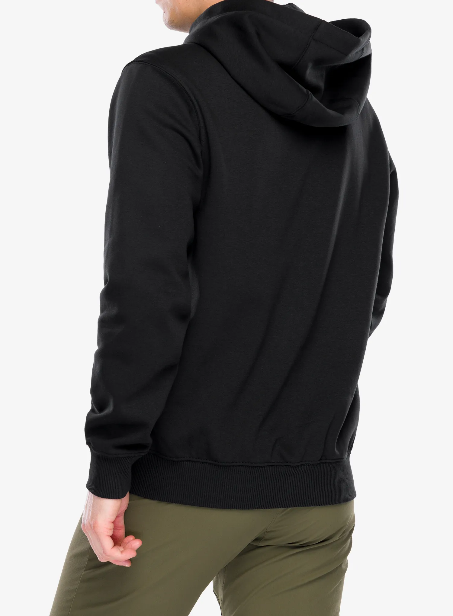 Mikina s kapucňou Salomon Big Logo Hoodie - deep black