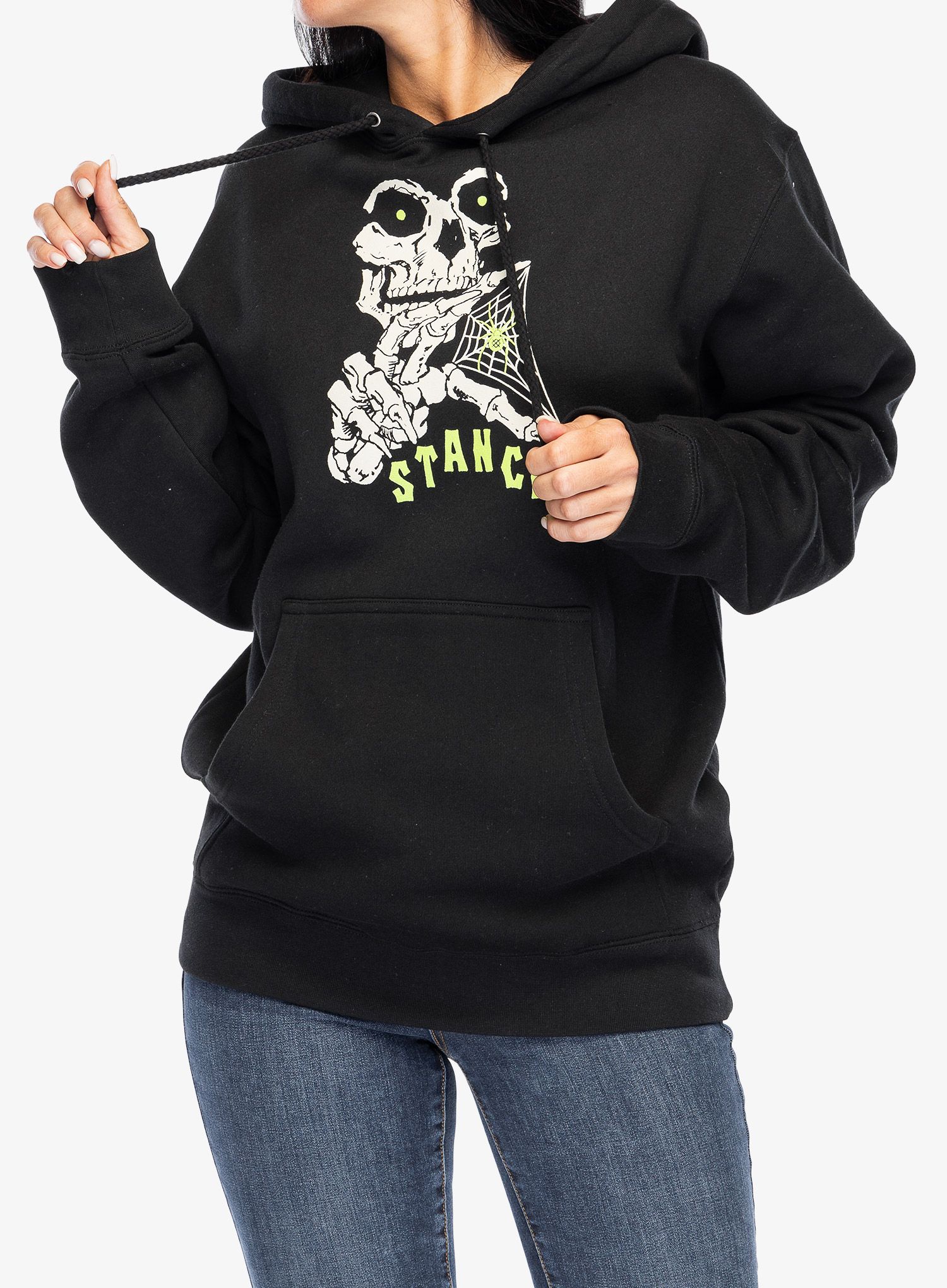 Mikina s kapucňou Stance Itsy Bitsy Hoodie - black