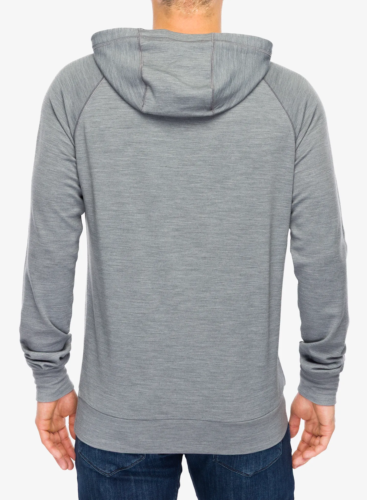Mikina s kapucňou Super.natural Fav Sailor Hoodie - c.grey mel/jet blk/h.risk red