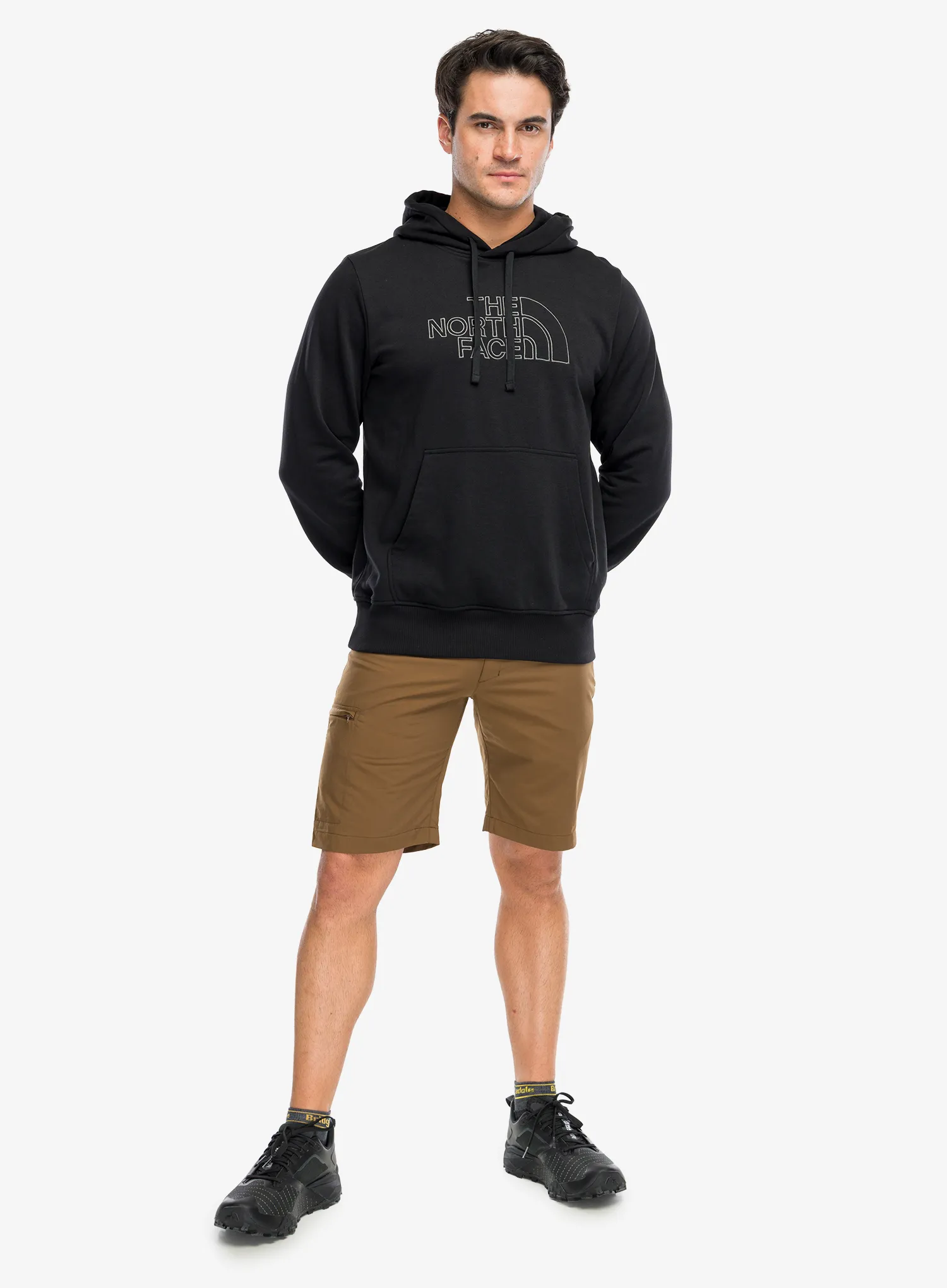 Mikina s kapucňou The North Face Drew Peak Light Hoodie - black/anthracite