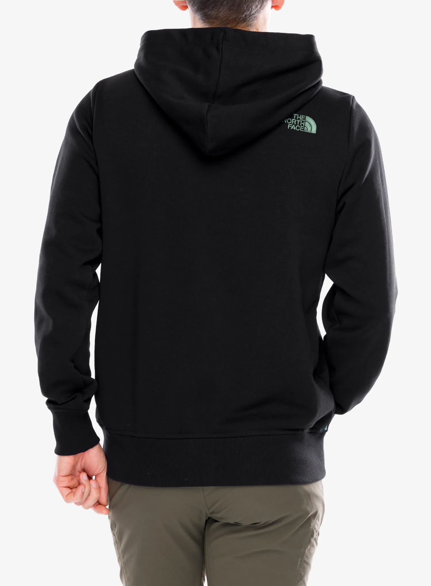 Mikina s kapucňou The North Face Drew Peak Light Hoodie - tnf black/duck green