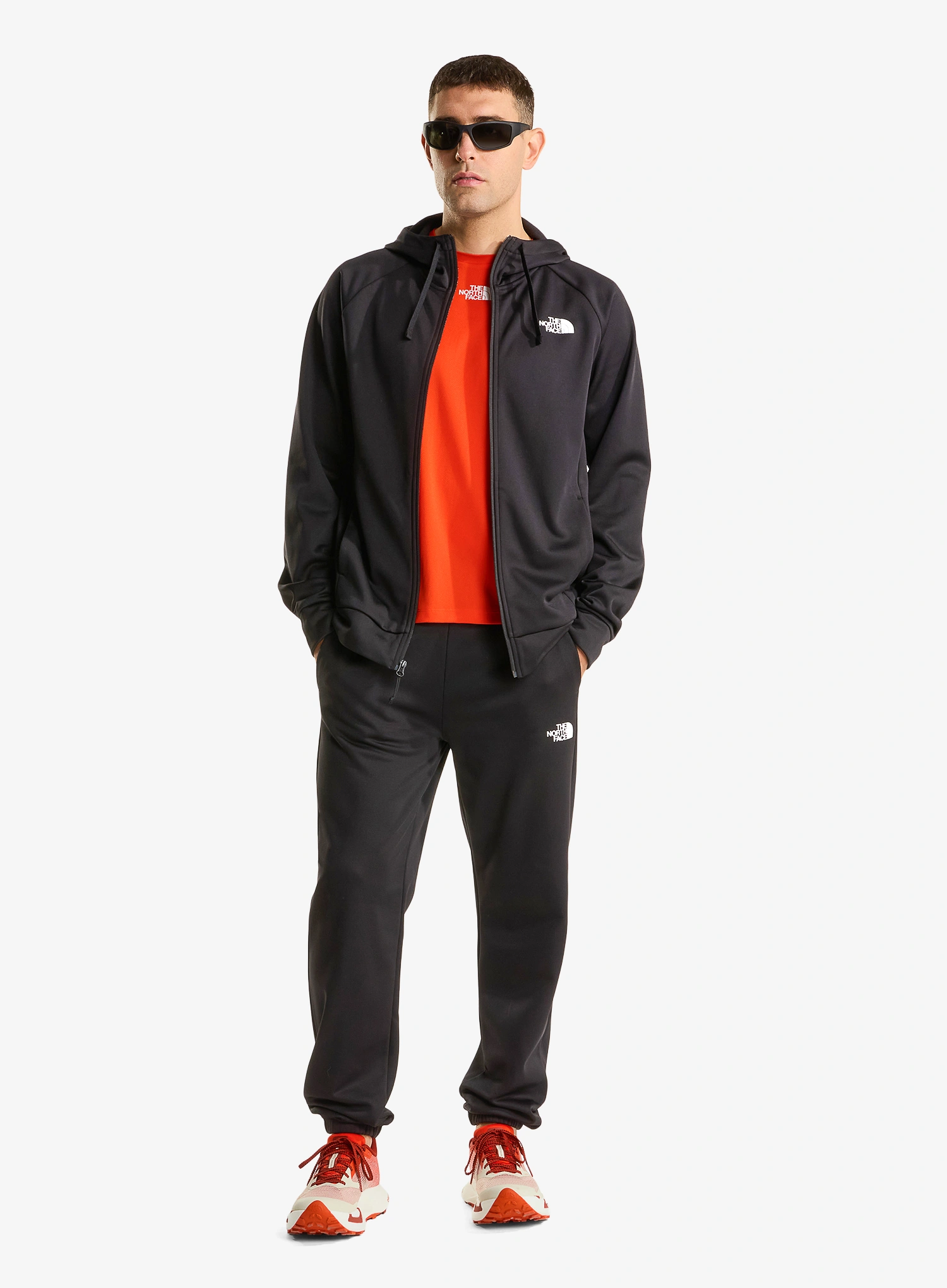 Mikina s kapucňou The North Face Reaxion 2.0 Hooded Full Zip Jacket - tnf black heather
