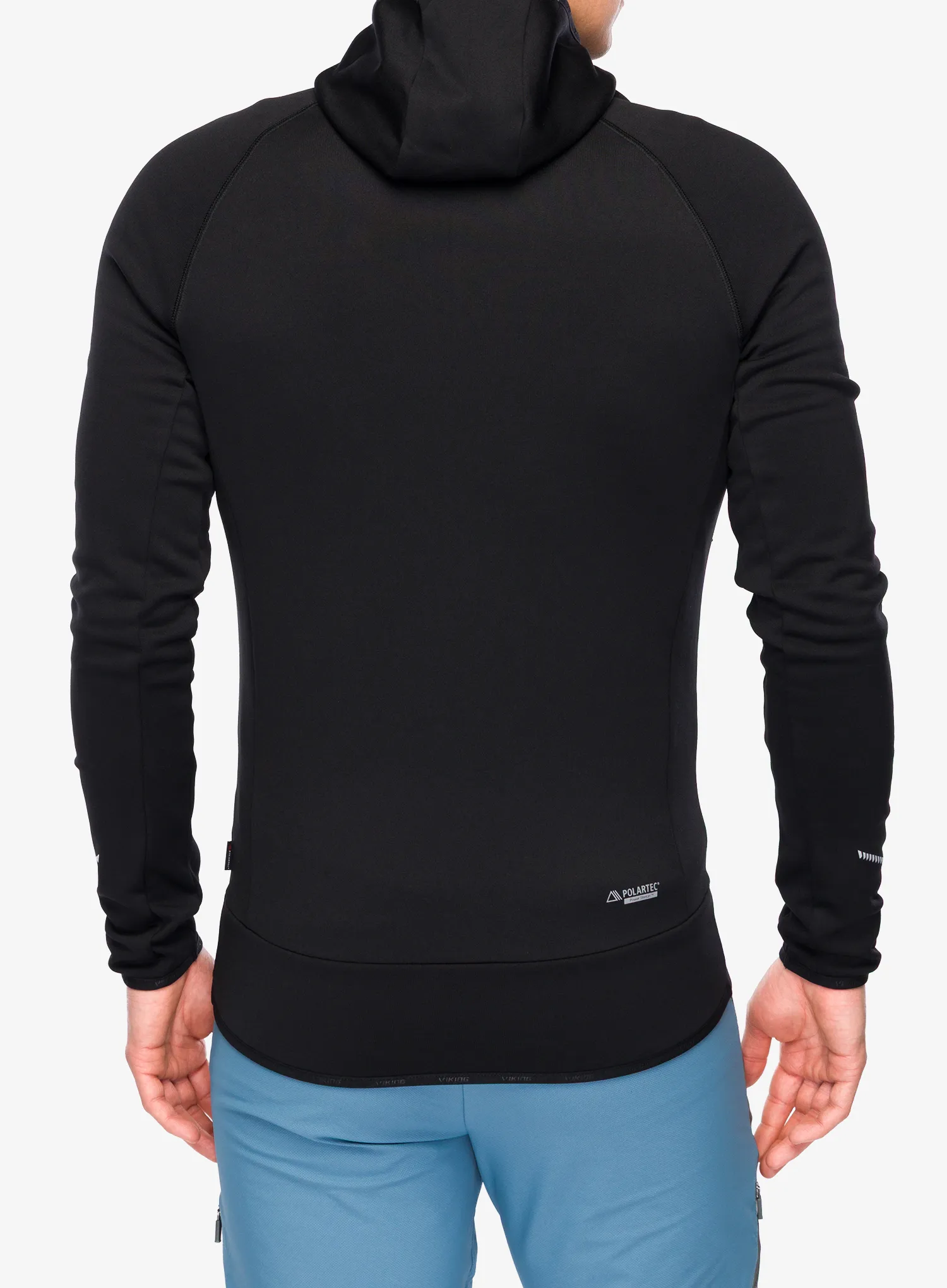 Mikina s kapucňou Viking Midlayer Arbaz Hoodie - black