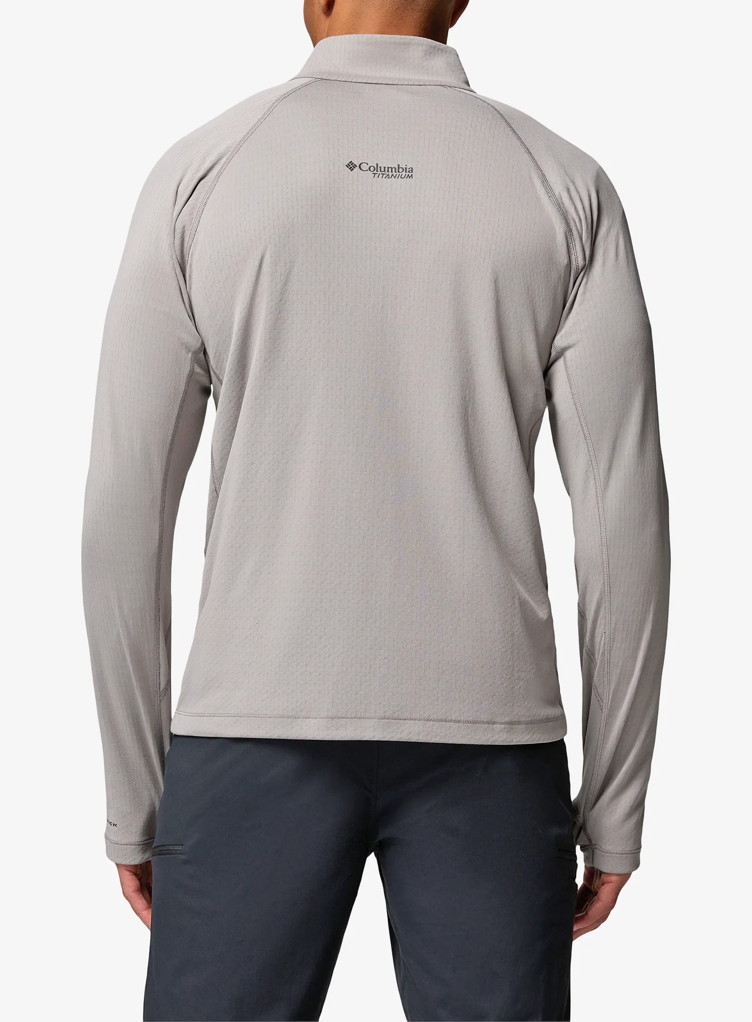 Mikina na zips Columbia DriVenture Half Zip - ti titanium