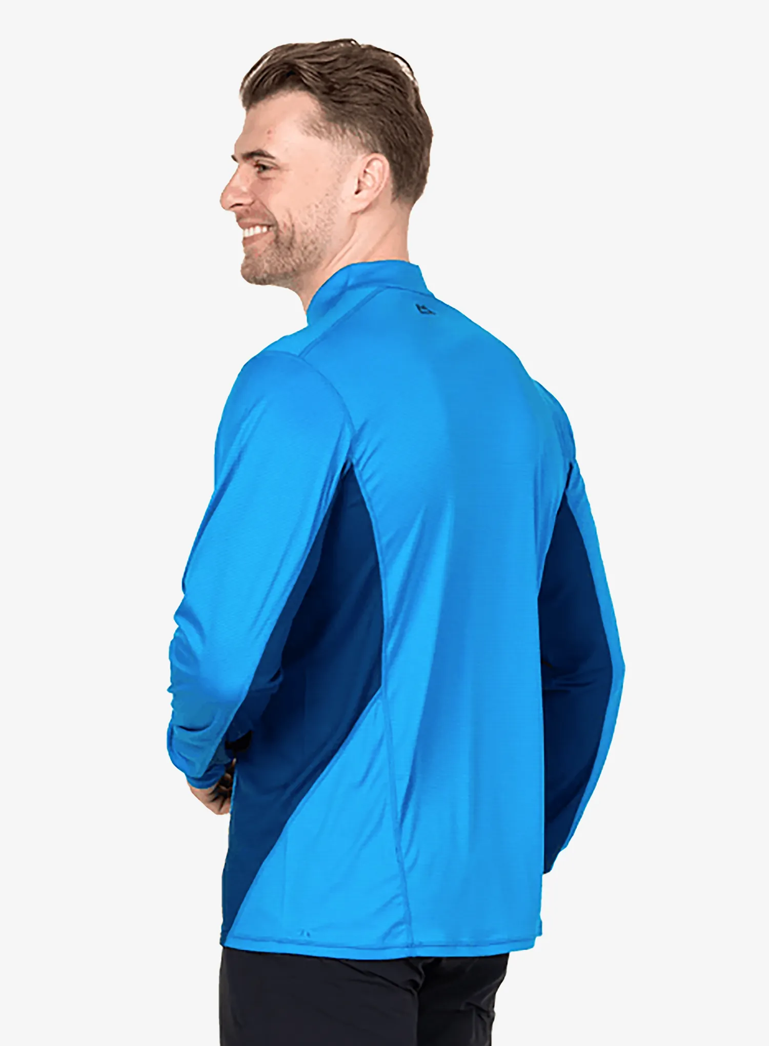 Mikina na zips Mountain Equipment Ignis LS Zip-T -  atlantic/admiral