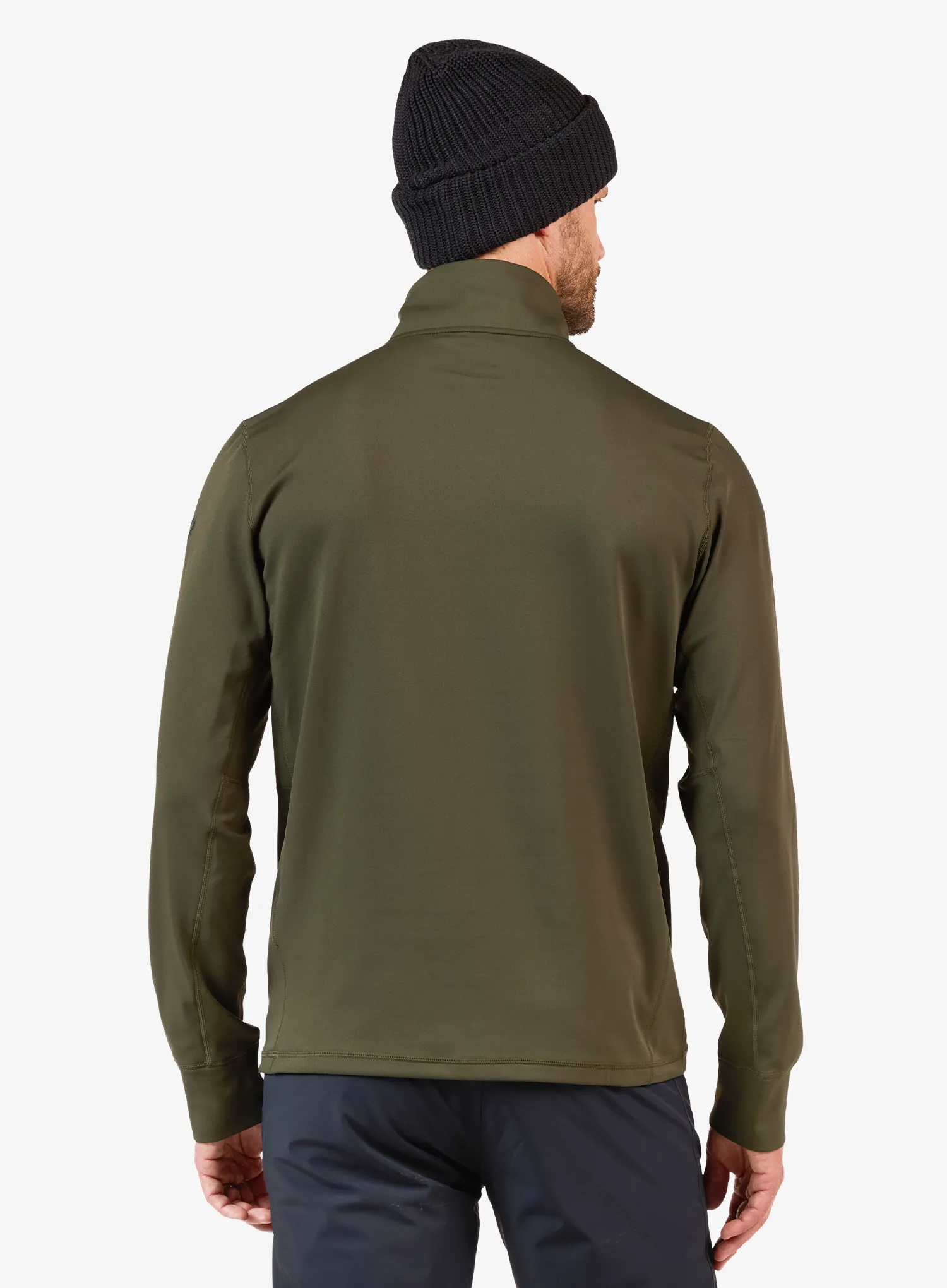 Mikina na zips Rossignol Mid Layer Stretch Half-Zip - olive shadow