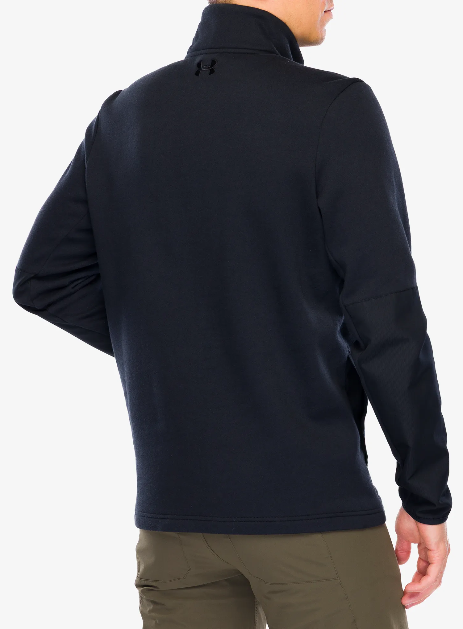 Mikina na zips Under Armour Tac Rival Job Fleece - black/black/black