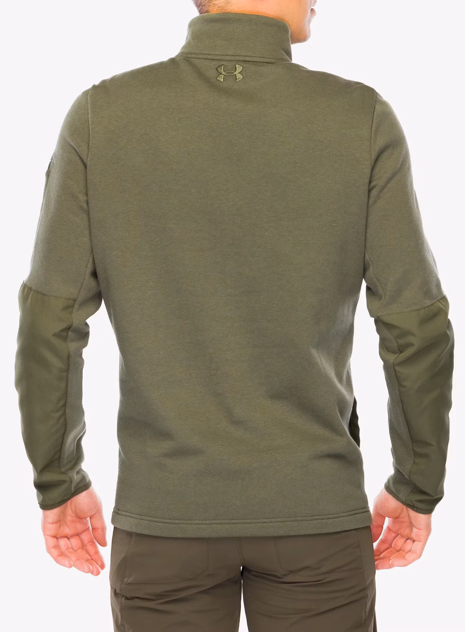 Mikina na zips Under Armour Tac Rival Job Fleece - marine green/marine green