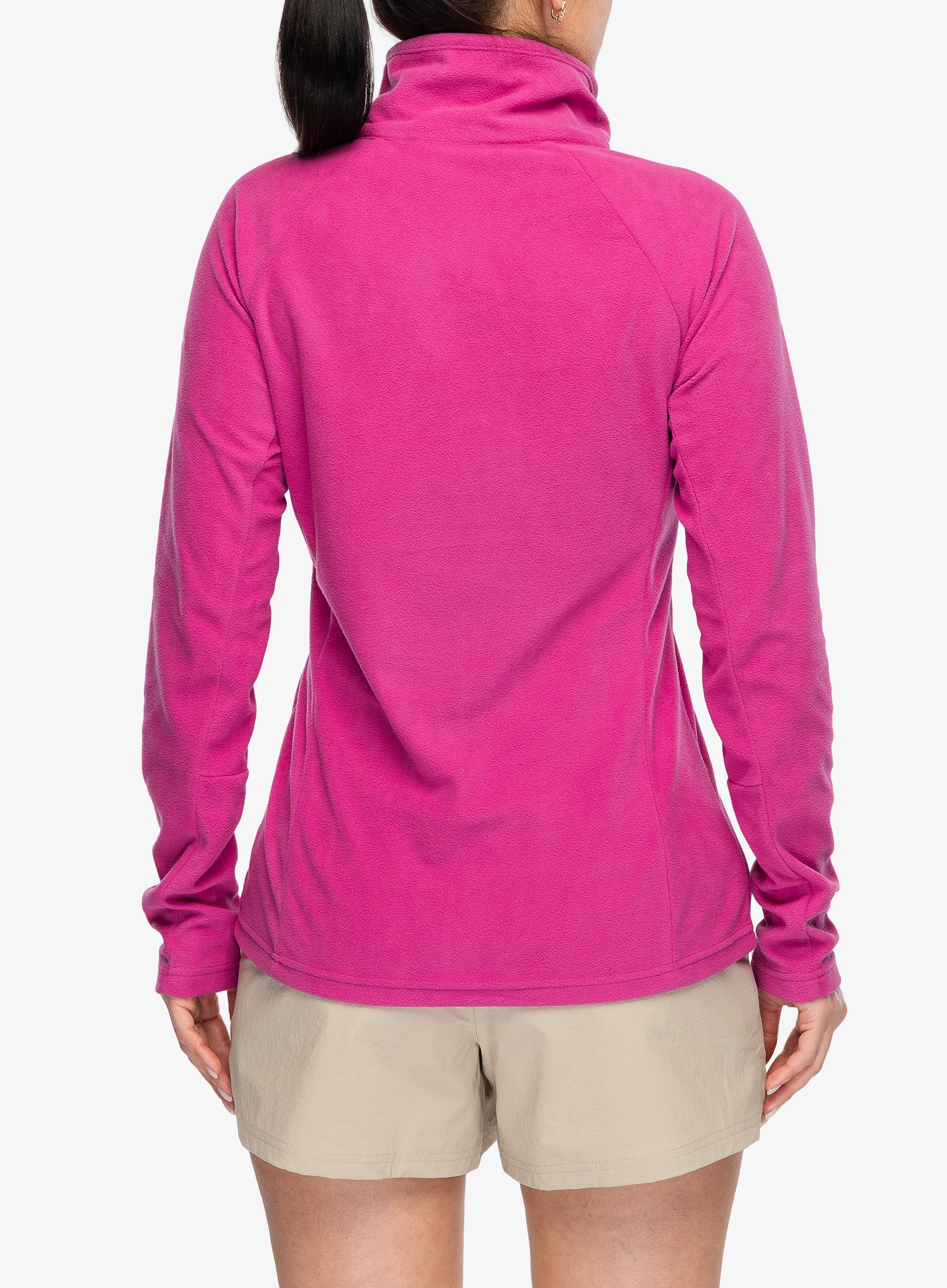 Mikina na zips dámska Columbia Glacial IV 1/2 Zip - fuchsia