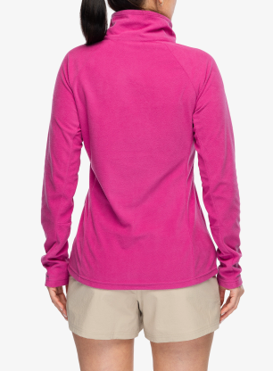 Mikina na zips dámska Columbia Glacial IV 1/2 Zip - fuchsia