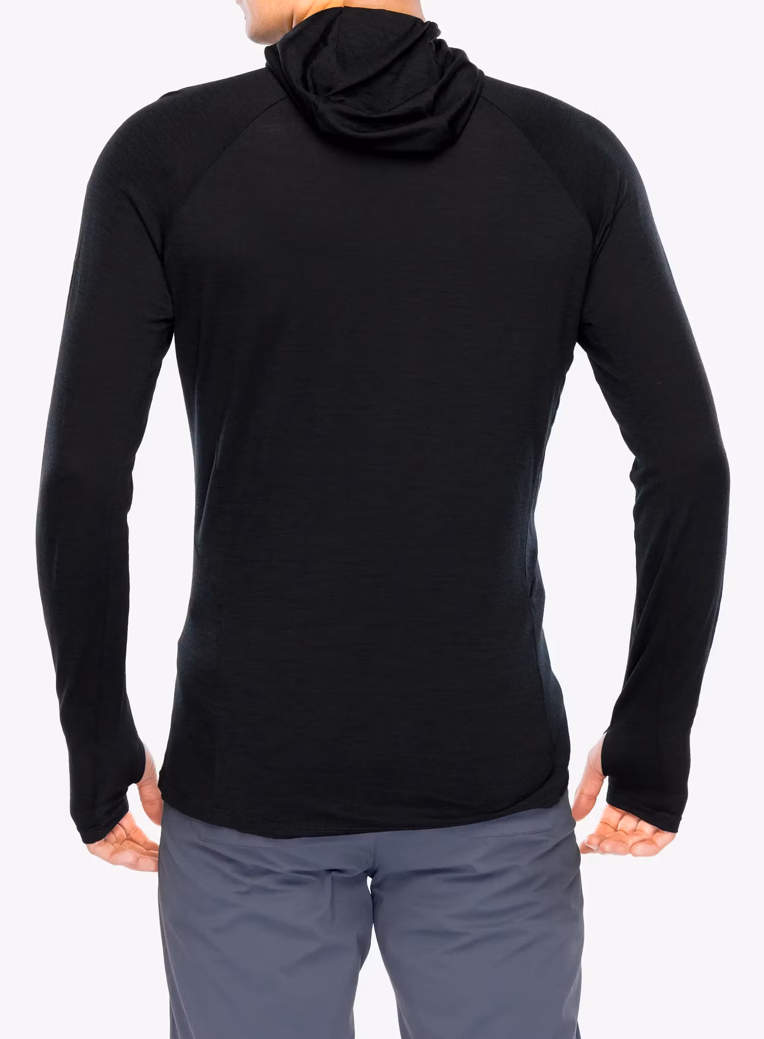 Mikina na zips Inov-8 Merino Hoodie HZ - black