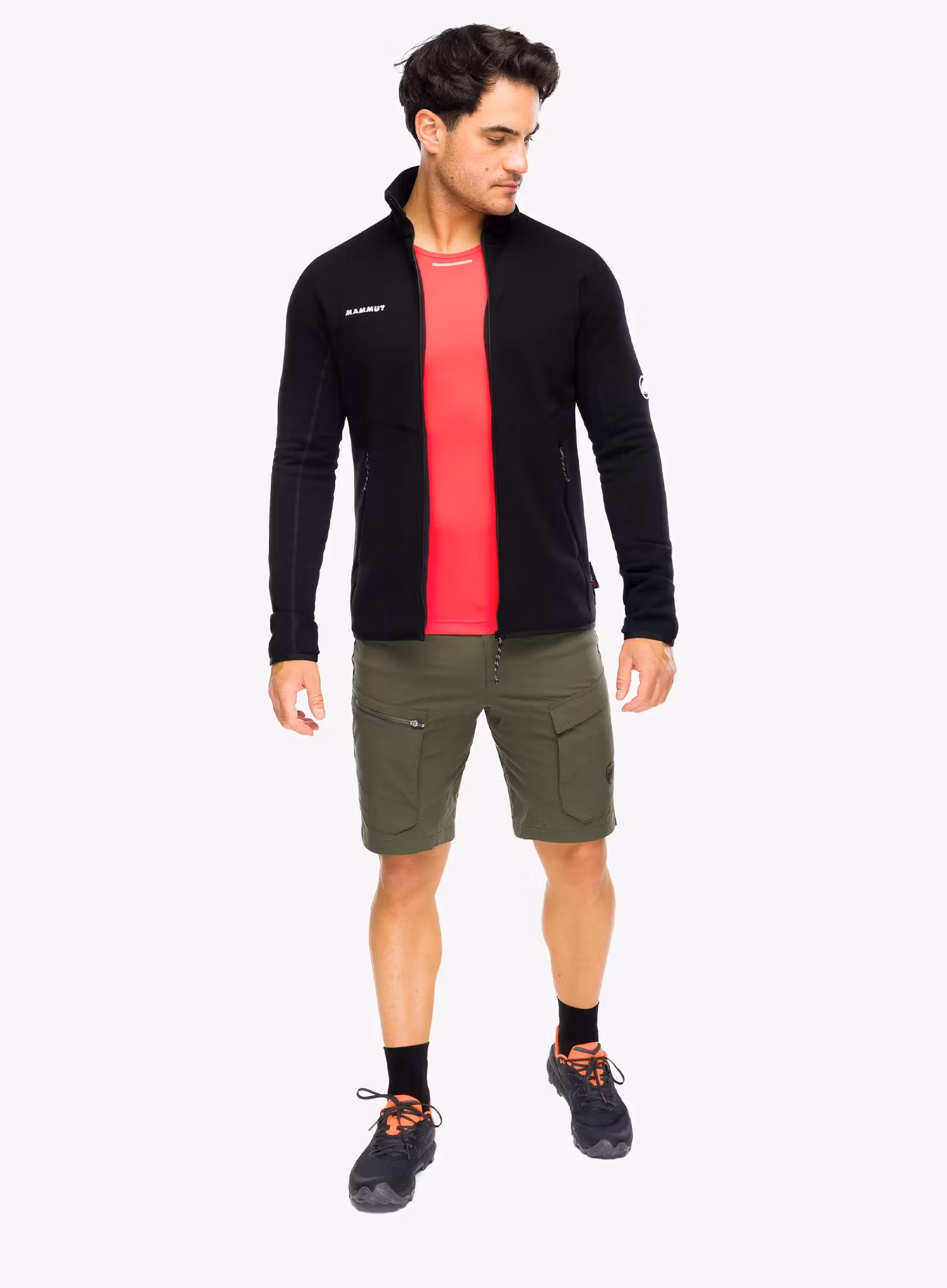 Mikina na zips Mammut Aconcagua ML Jacket - black