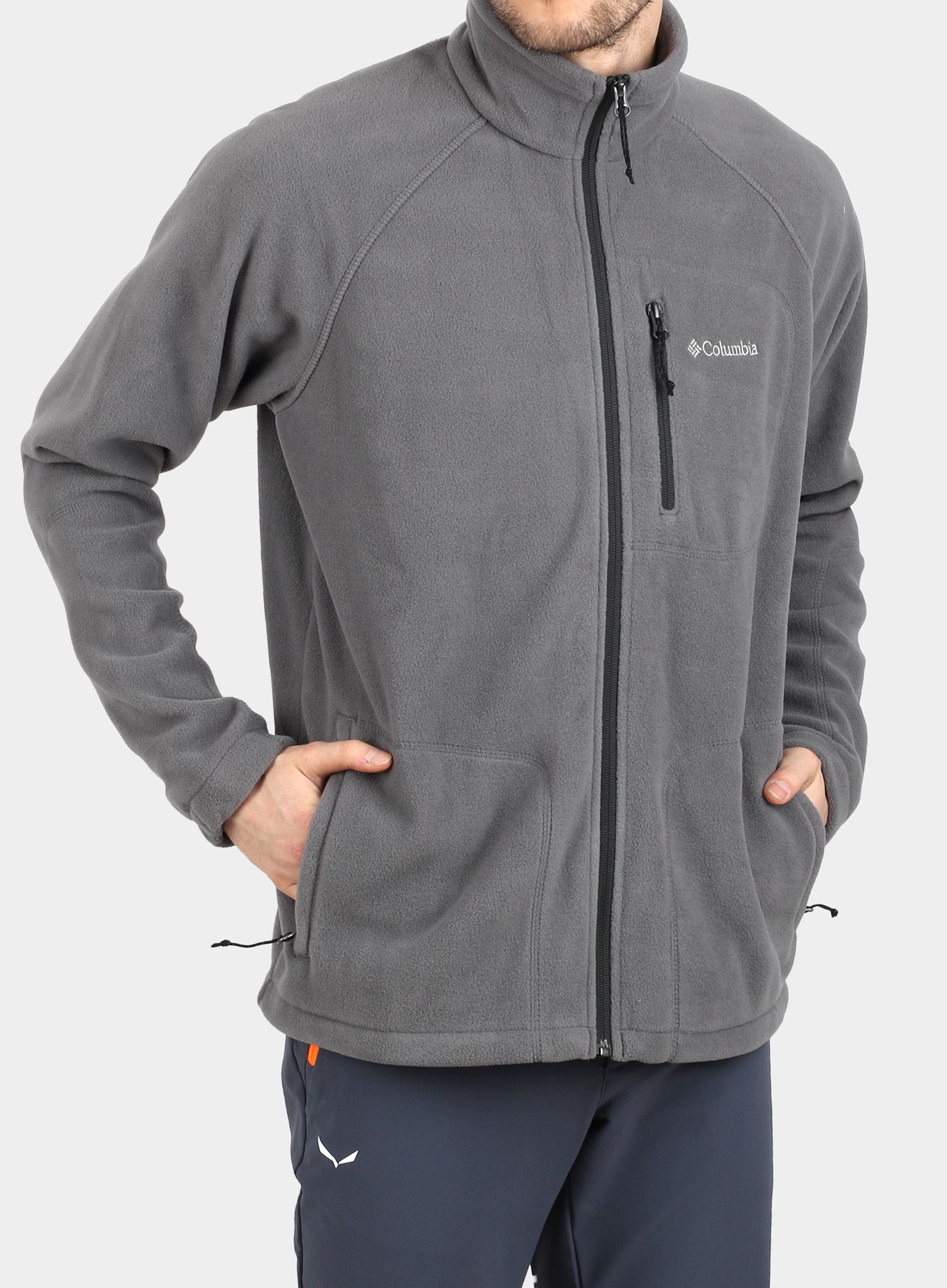 Flísová mikina Columbia Fast Trek II Full Zip Fleece - city grey