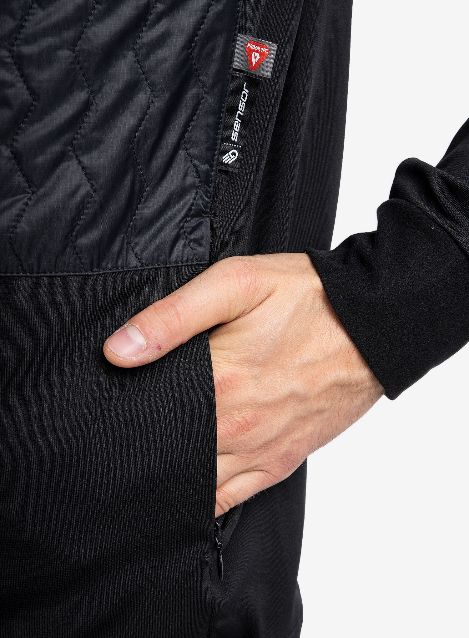Bežecká mikina Sensor Infinity Zero jacket - black