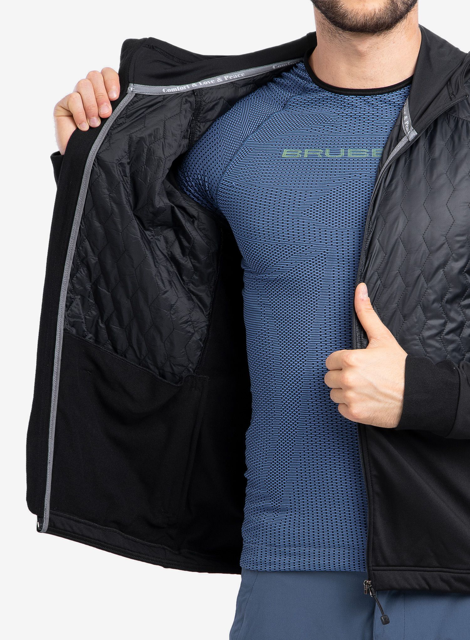 Bežecká mikina Sensor Infinity Zero jacket - black