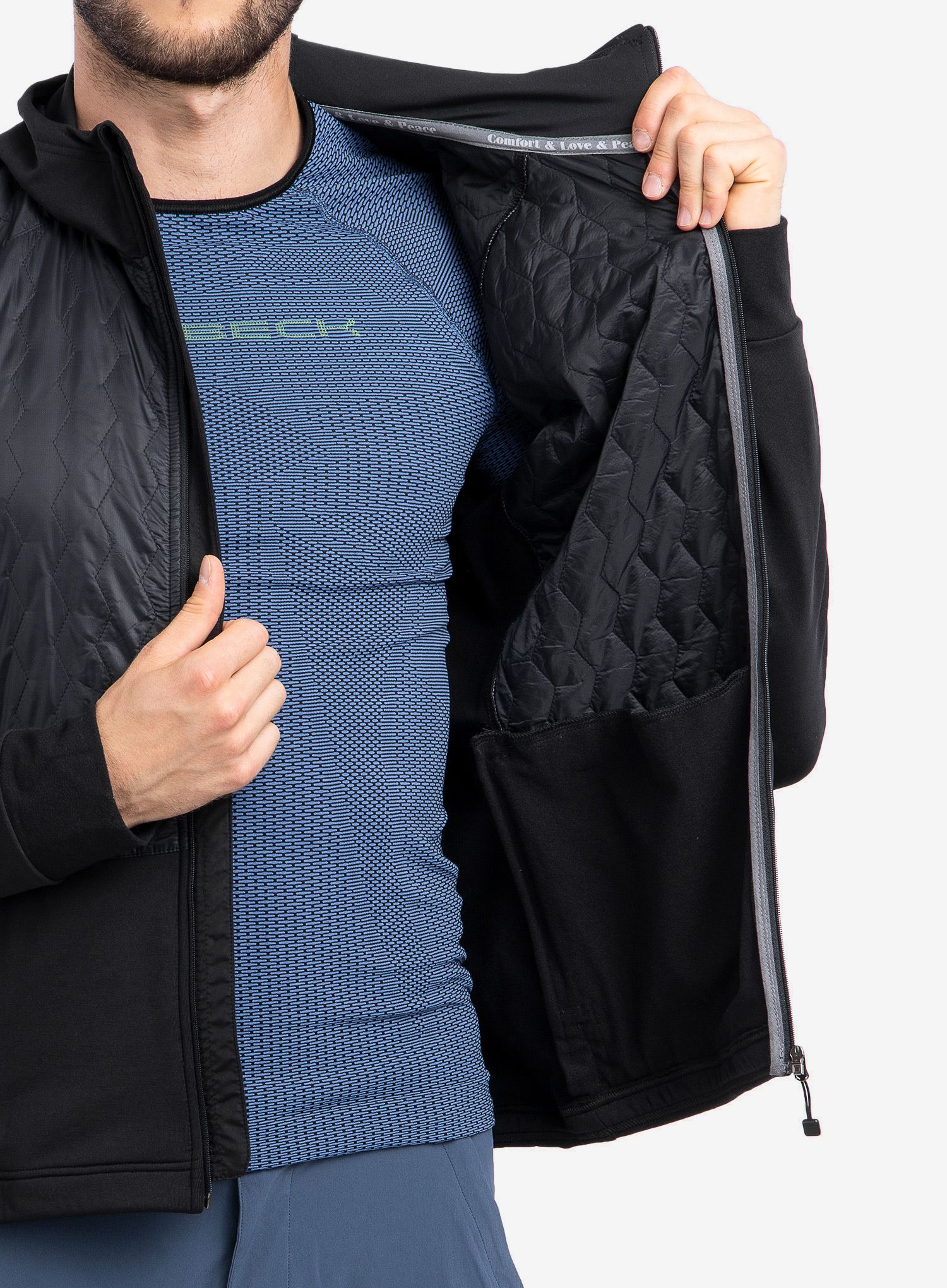 Bežecká mikina Sensor Infinity Zero jacket - black