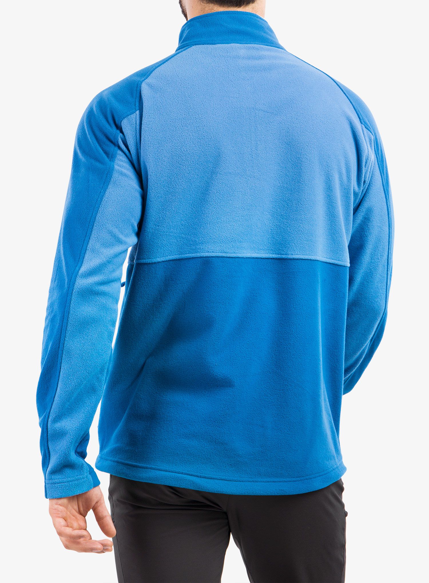 Flísová mikina Fjallraven Vardag Lite Fleece  - alpine blue/un blue