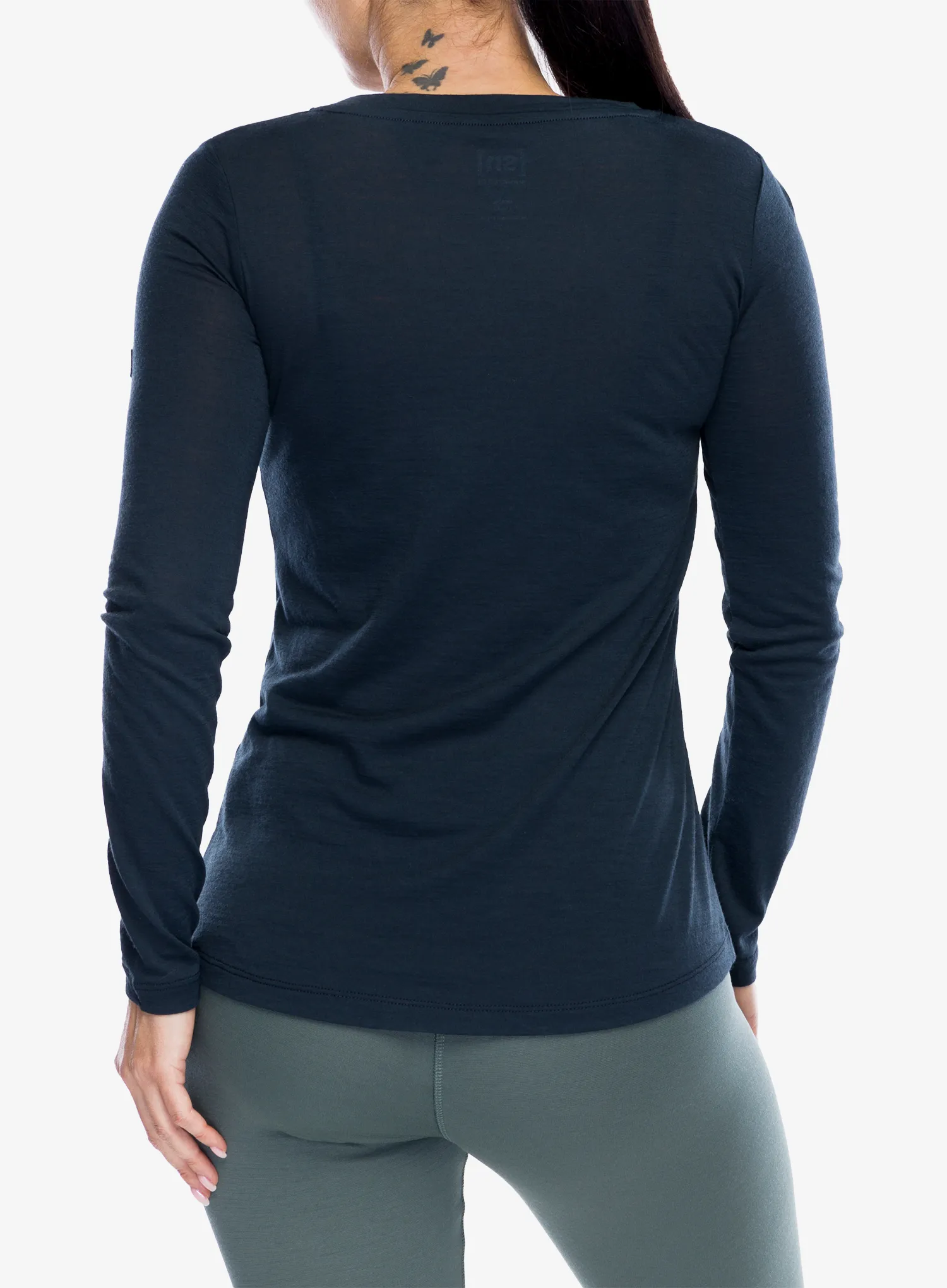 Longsleeve dámsky Super.natural Fourski Ls - blueberry/fresh white