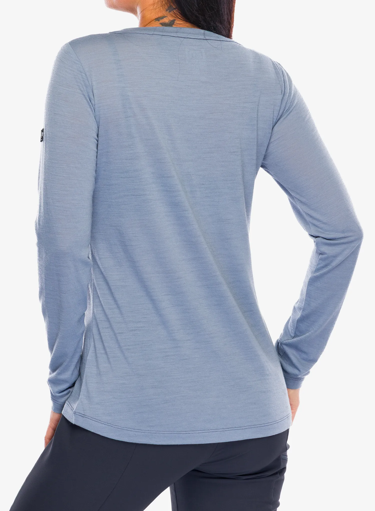 Longsleeve dámsky Super.natural Gondola Ls - flint stone/various