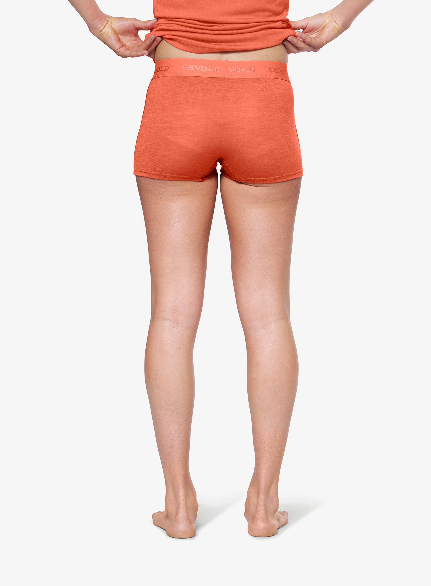 Dámske boxerky Devold Breeze Merino 150 Hipster - coral