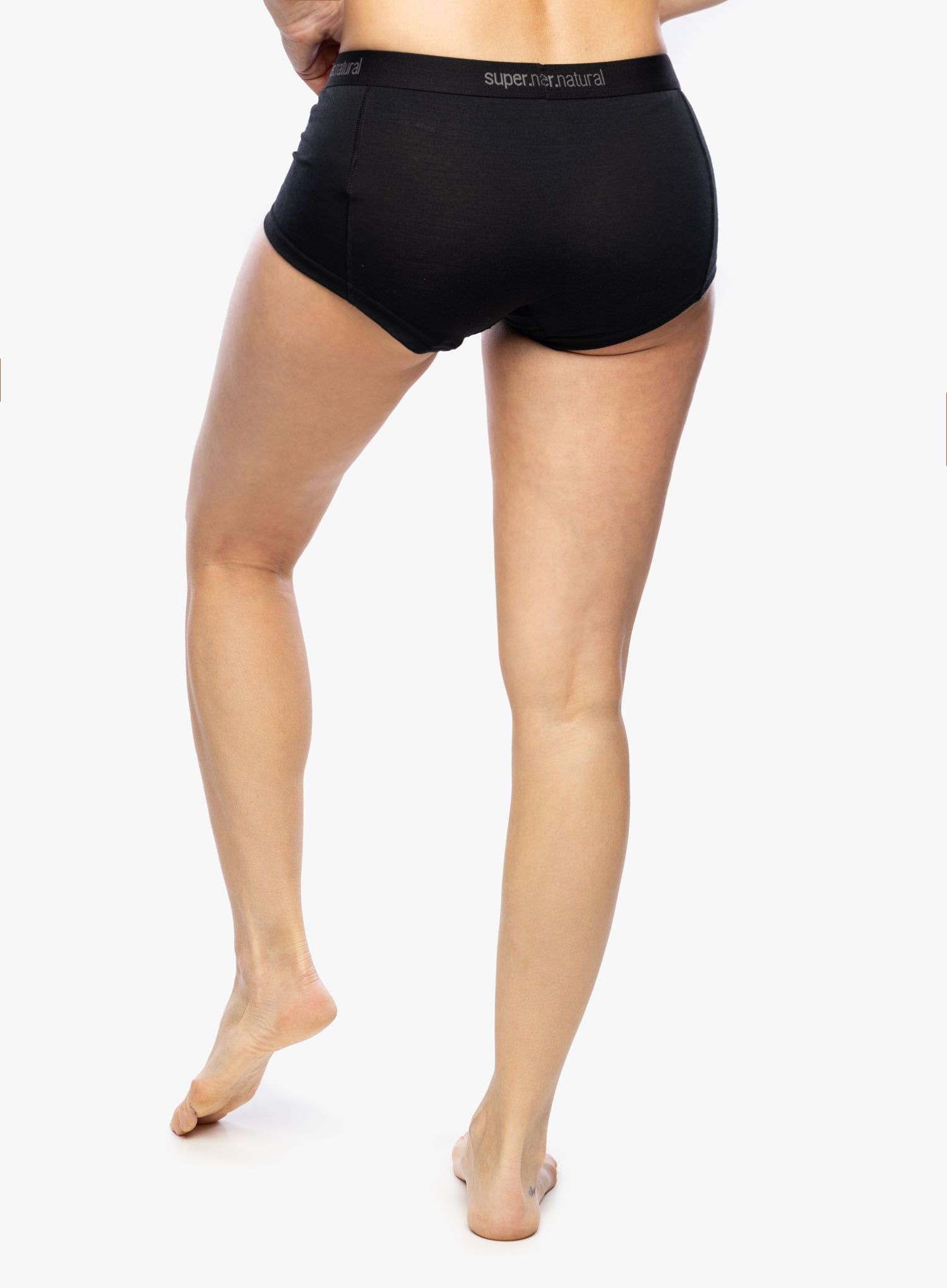 Dámske boxerky Super.natural Tundra175 Boyfriend Hipster - jet black