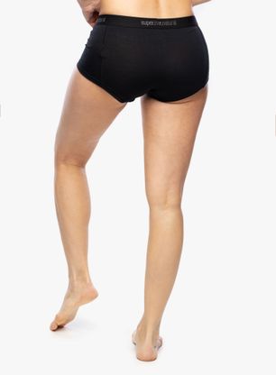 Dámske boxerky Super.natural Tundra175 Boyfriend Hipster - jet black