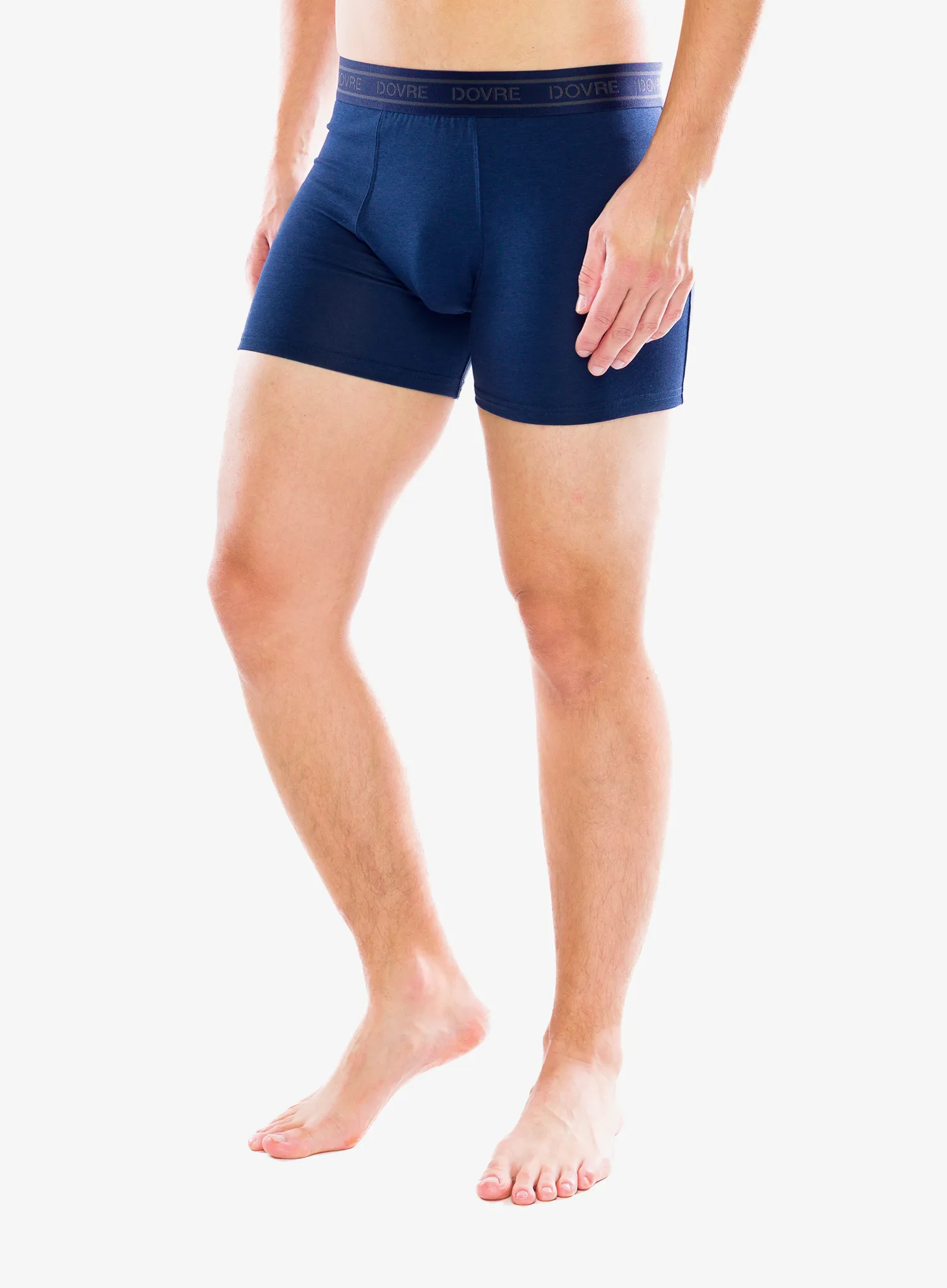 Boxerky Dovre Tights 3-Pack Bamboo - dark navy