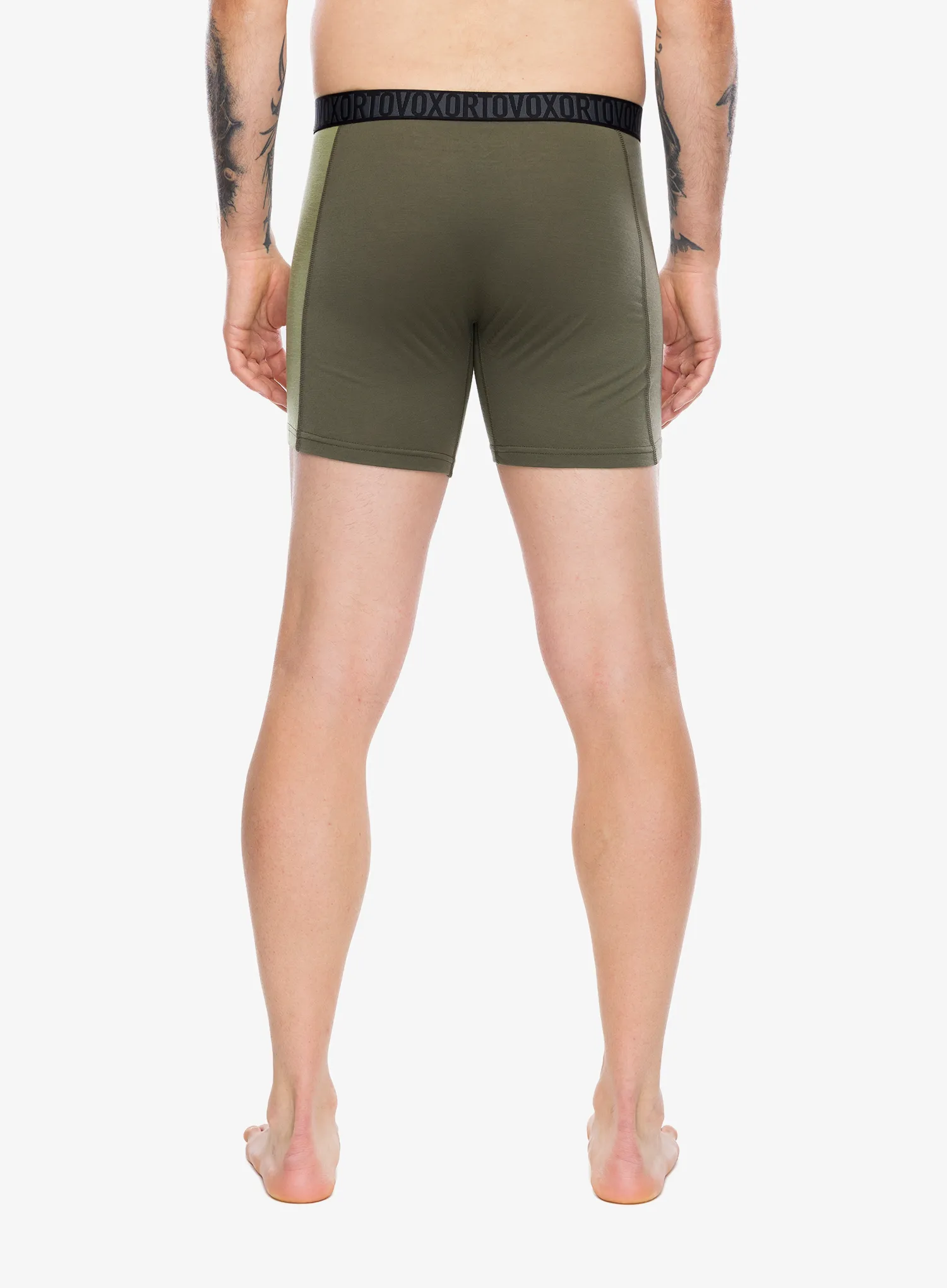 Boxerky Ortovox 150 Essential Boxer Briefs - dark wild herbs