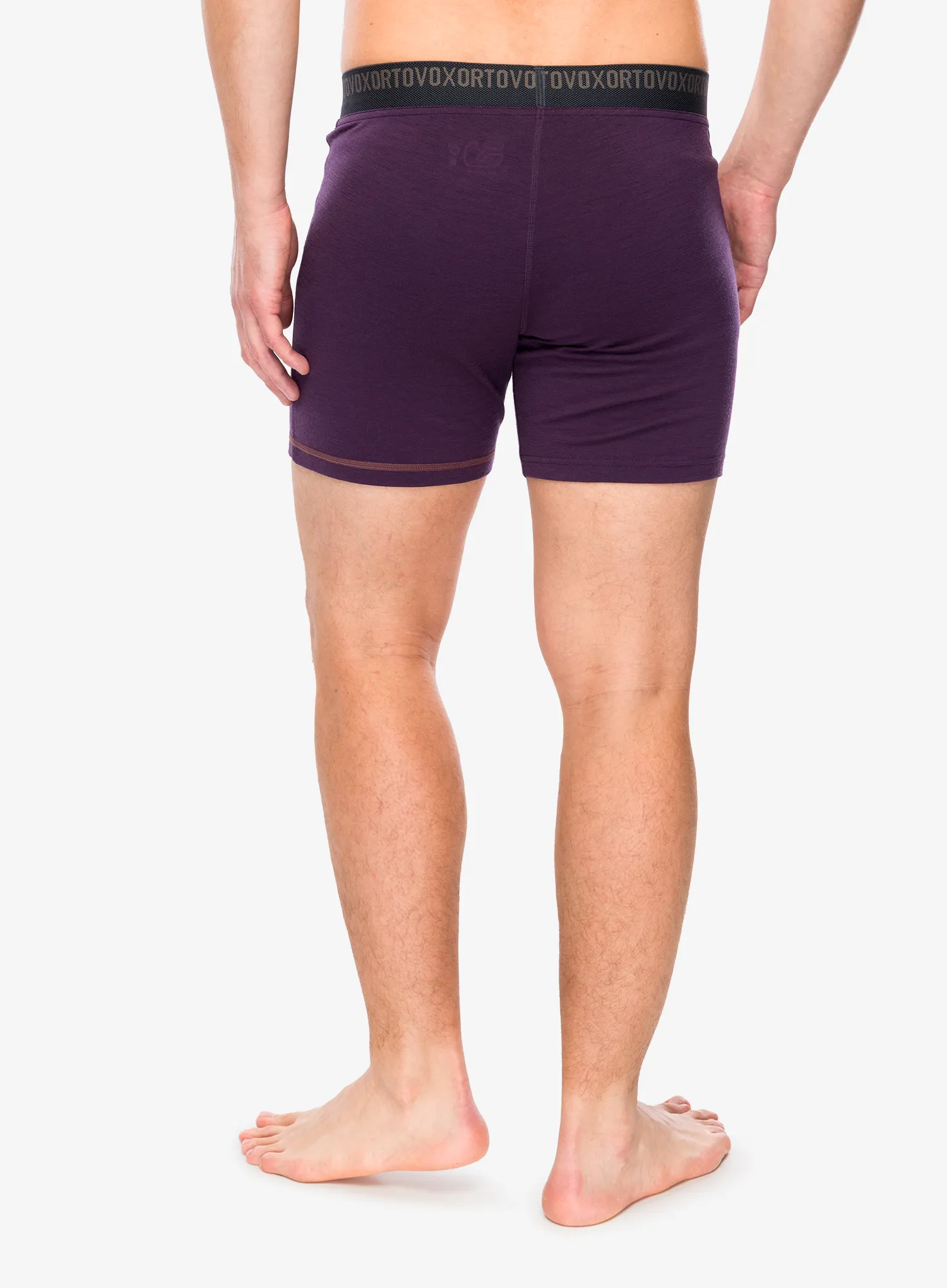 Boxerky Ortovox 185 Rock N Wool Boxer - dark wild berry