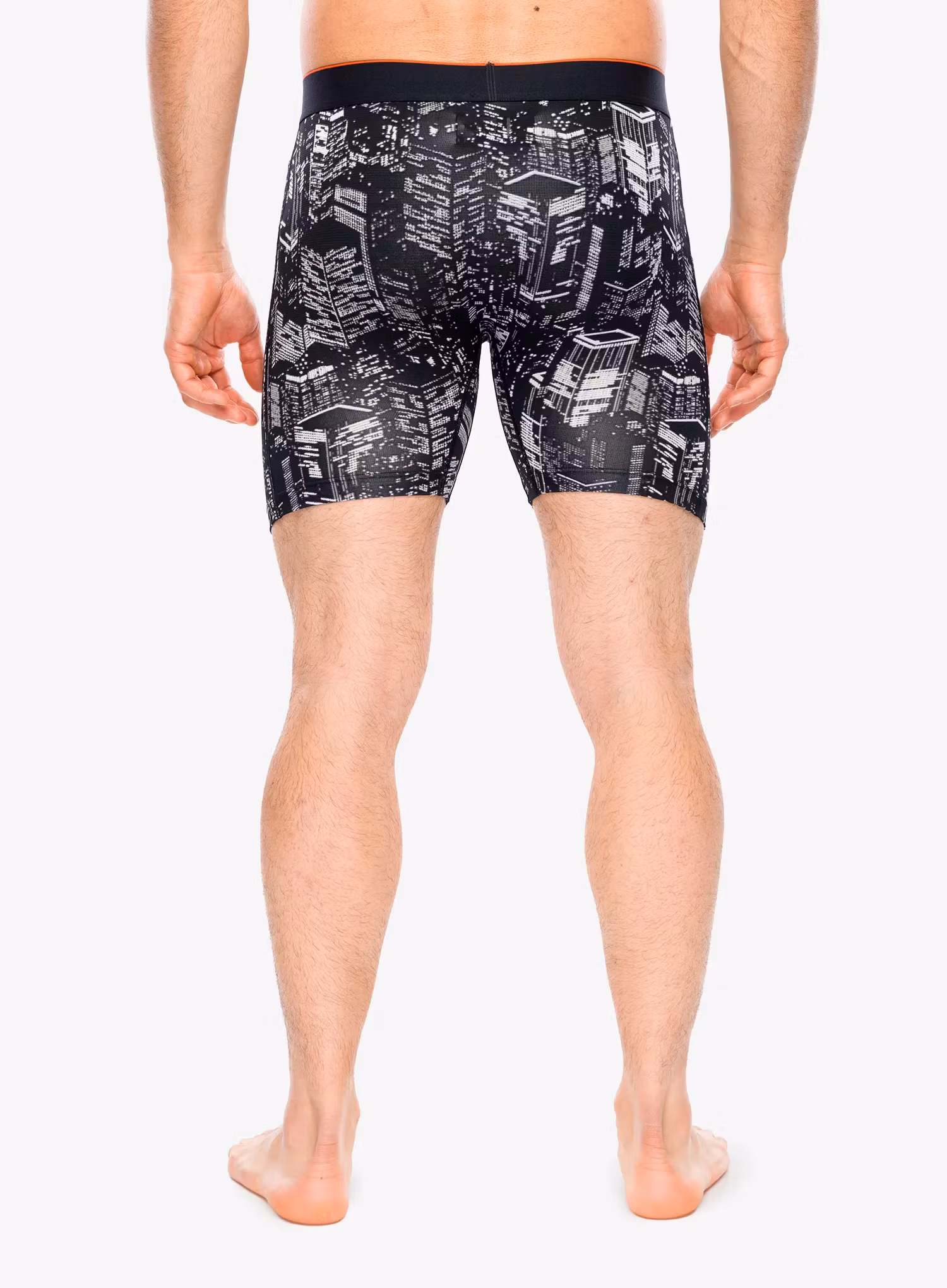 Boxerky Saxx Multi-Sport Mesh Boxer Brief Fly - night city/black