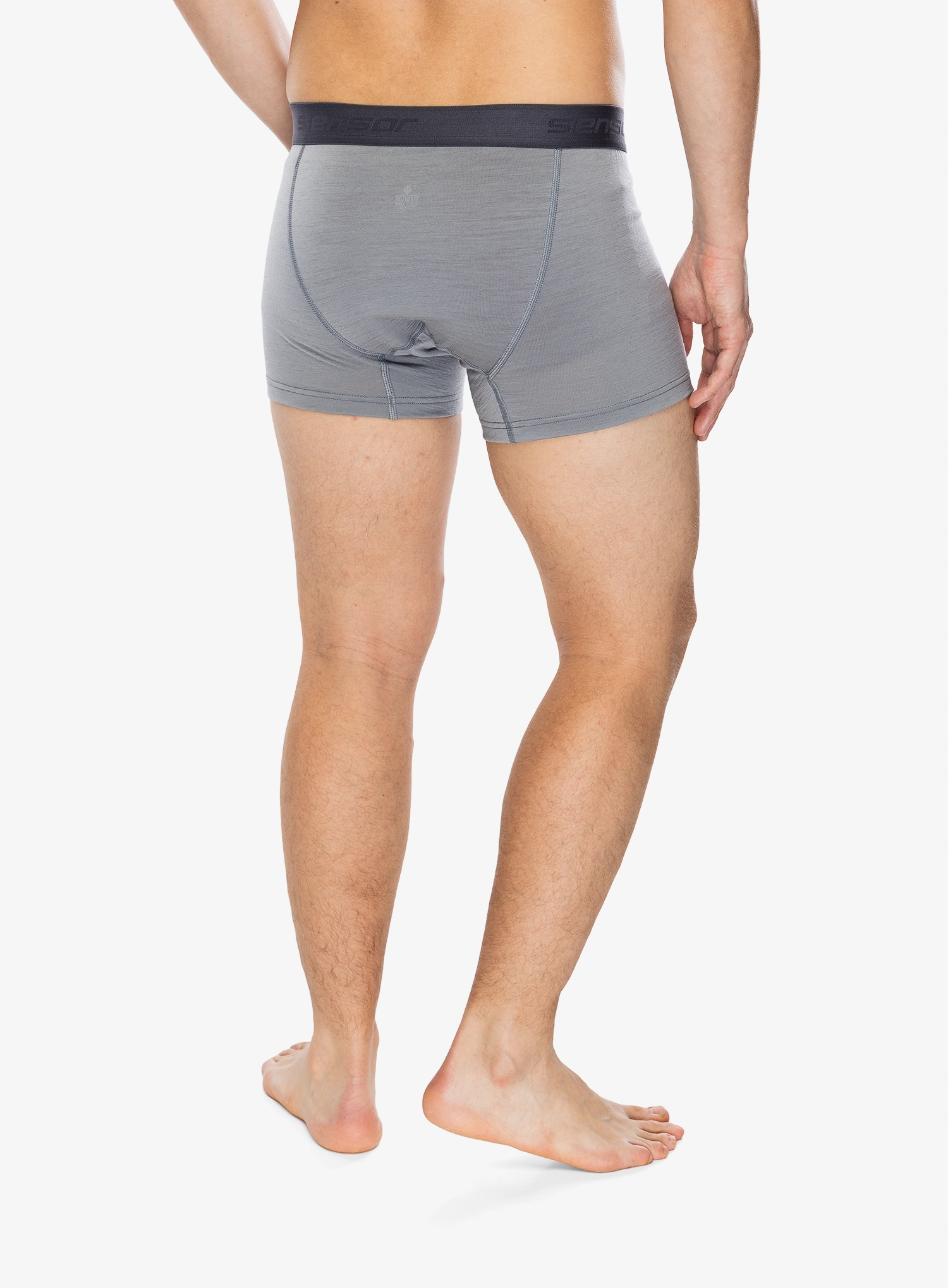 Boxerky Sensor Merino Active Boxers - grey/grey
