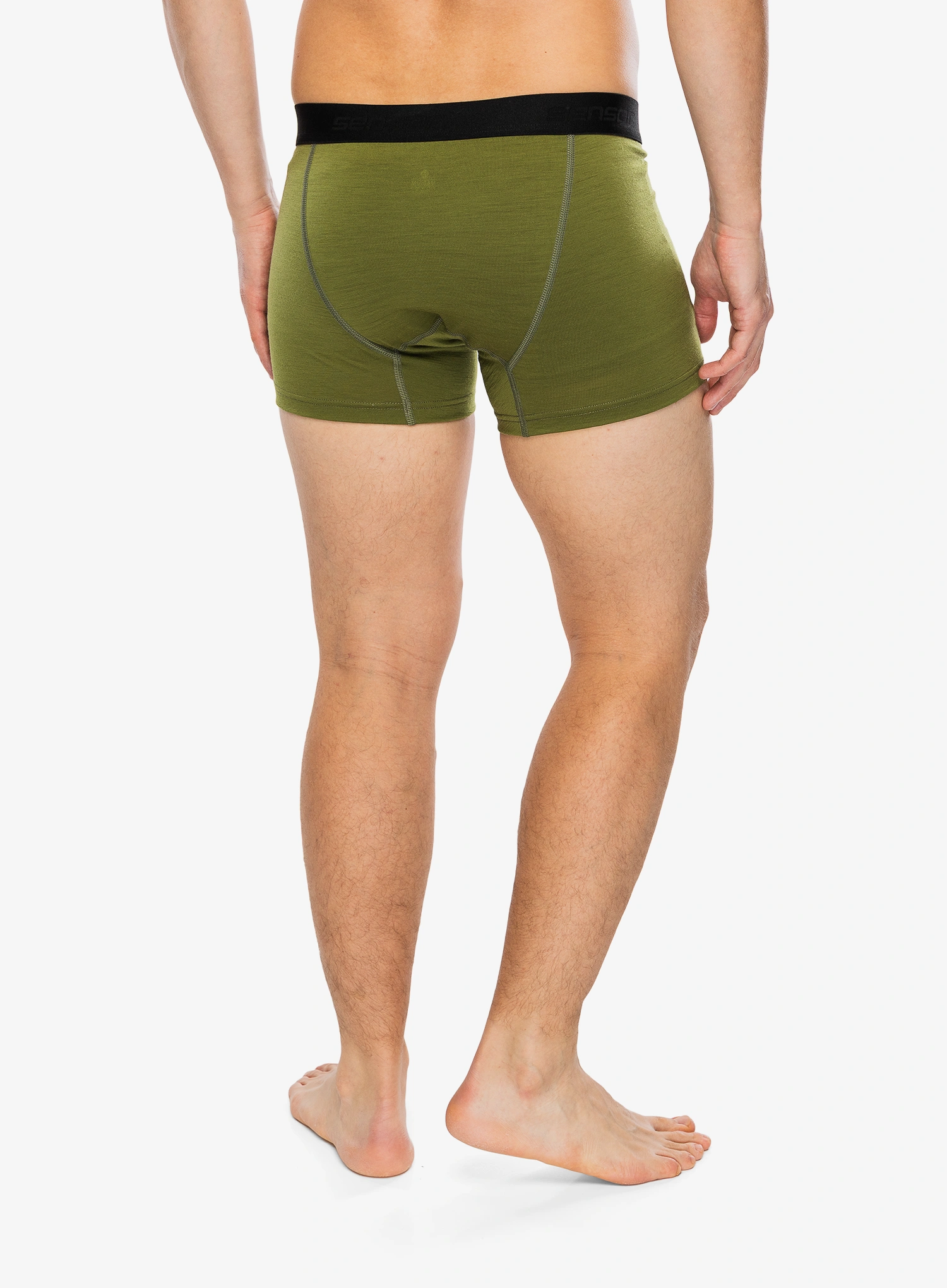 Boxerky Sensor Merino Active Boxers - safari green