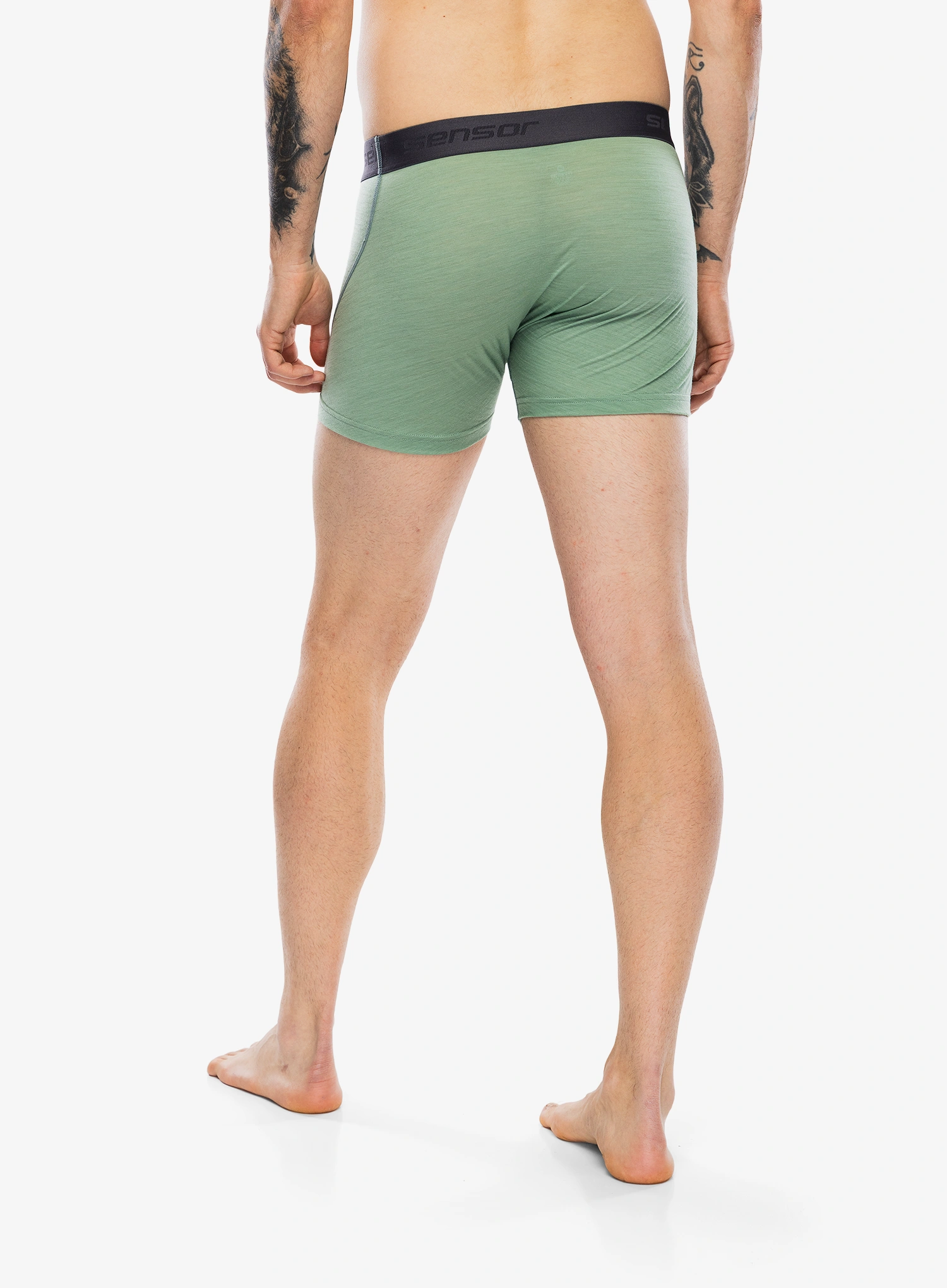 Boxerky Sensor Merino Air Boxers - basil green